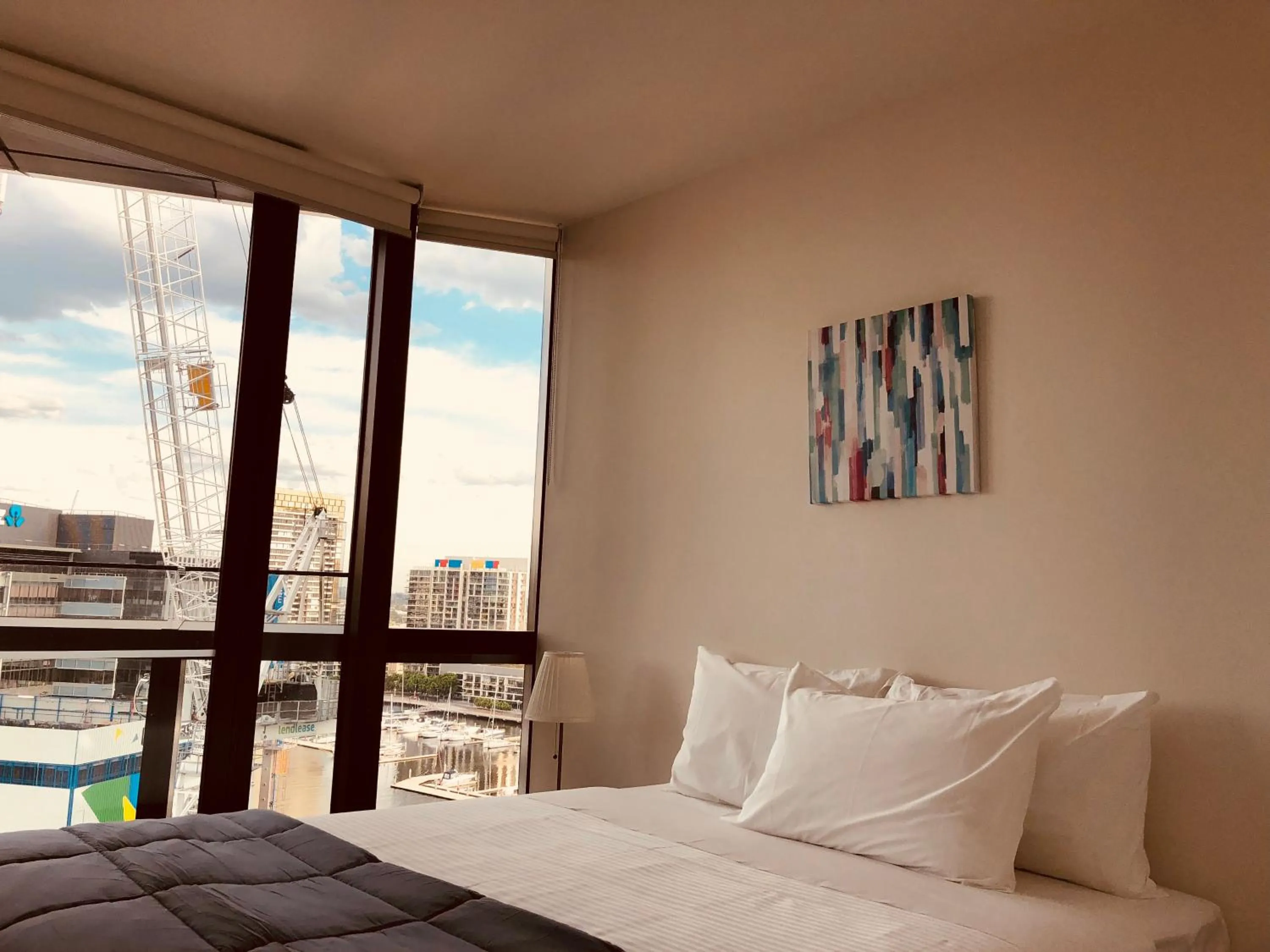 Bedroom in Winston Apartments Docklands