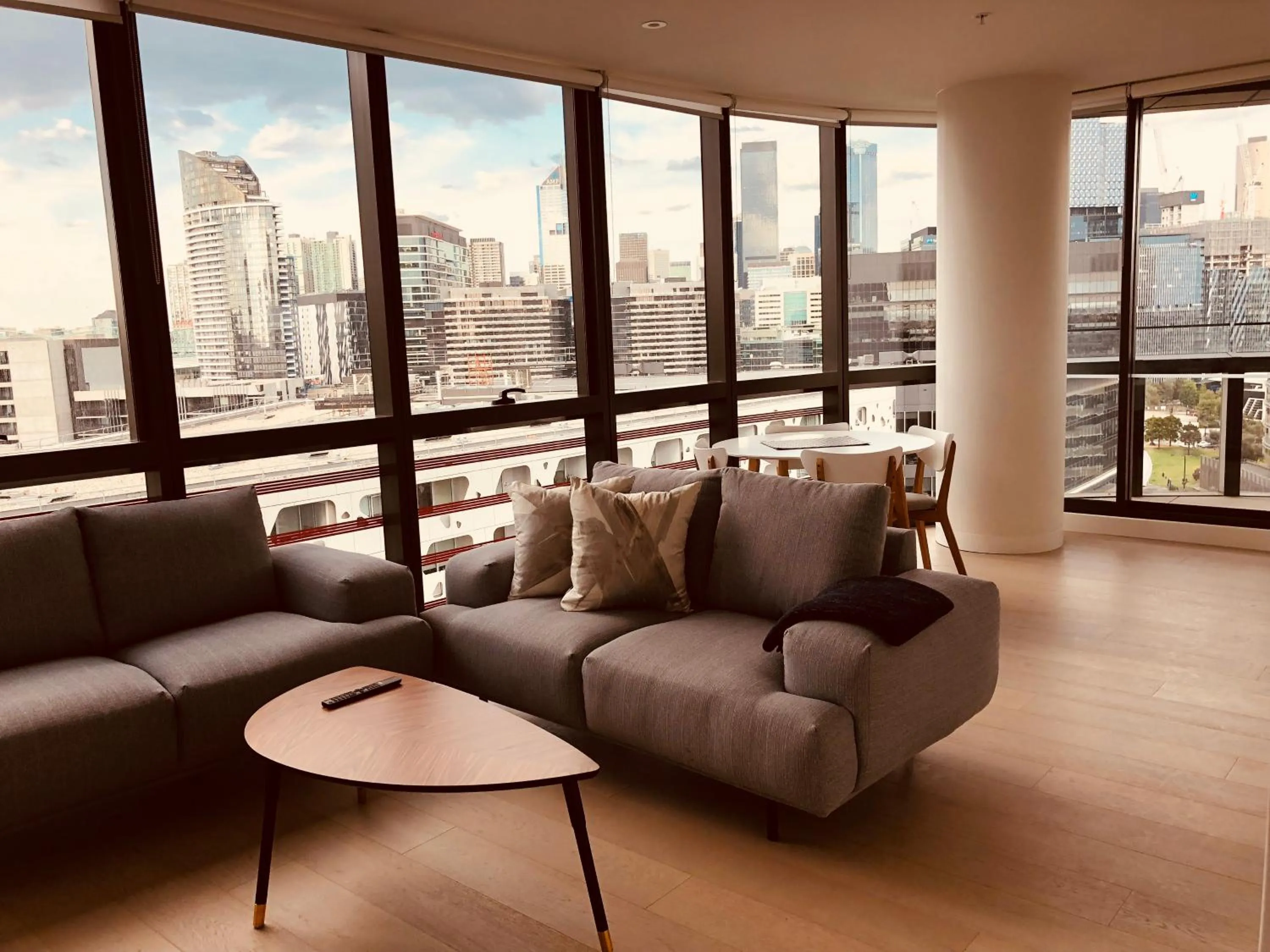 Living room in Winston Apartments Docklands