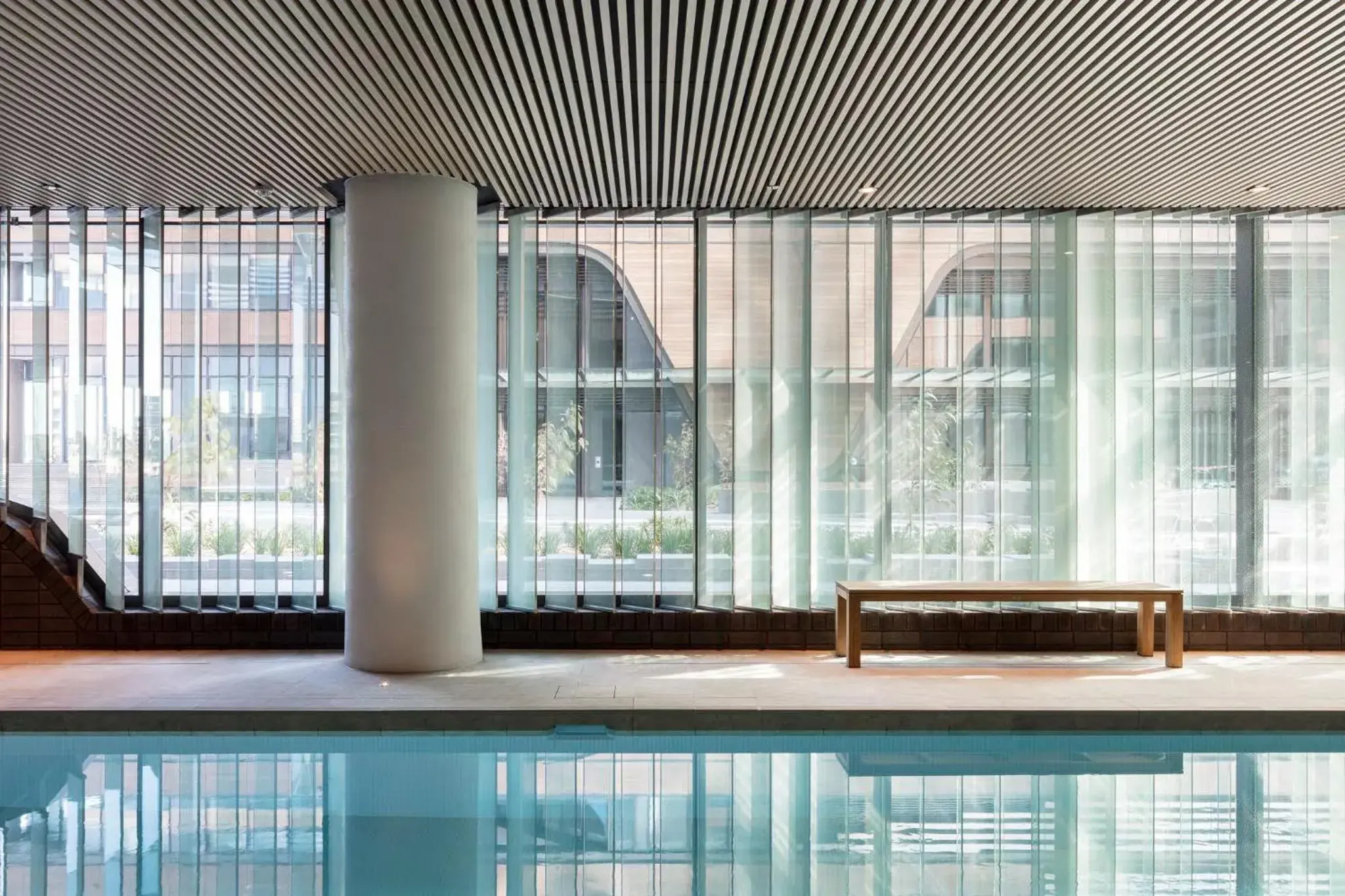 Swimming pool in Winston Apartments Docklands Swimming pool in Winston Apartments Docklands