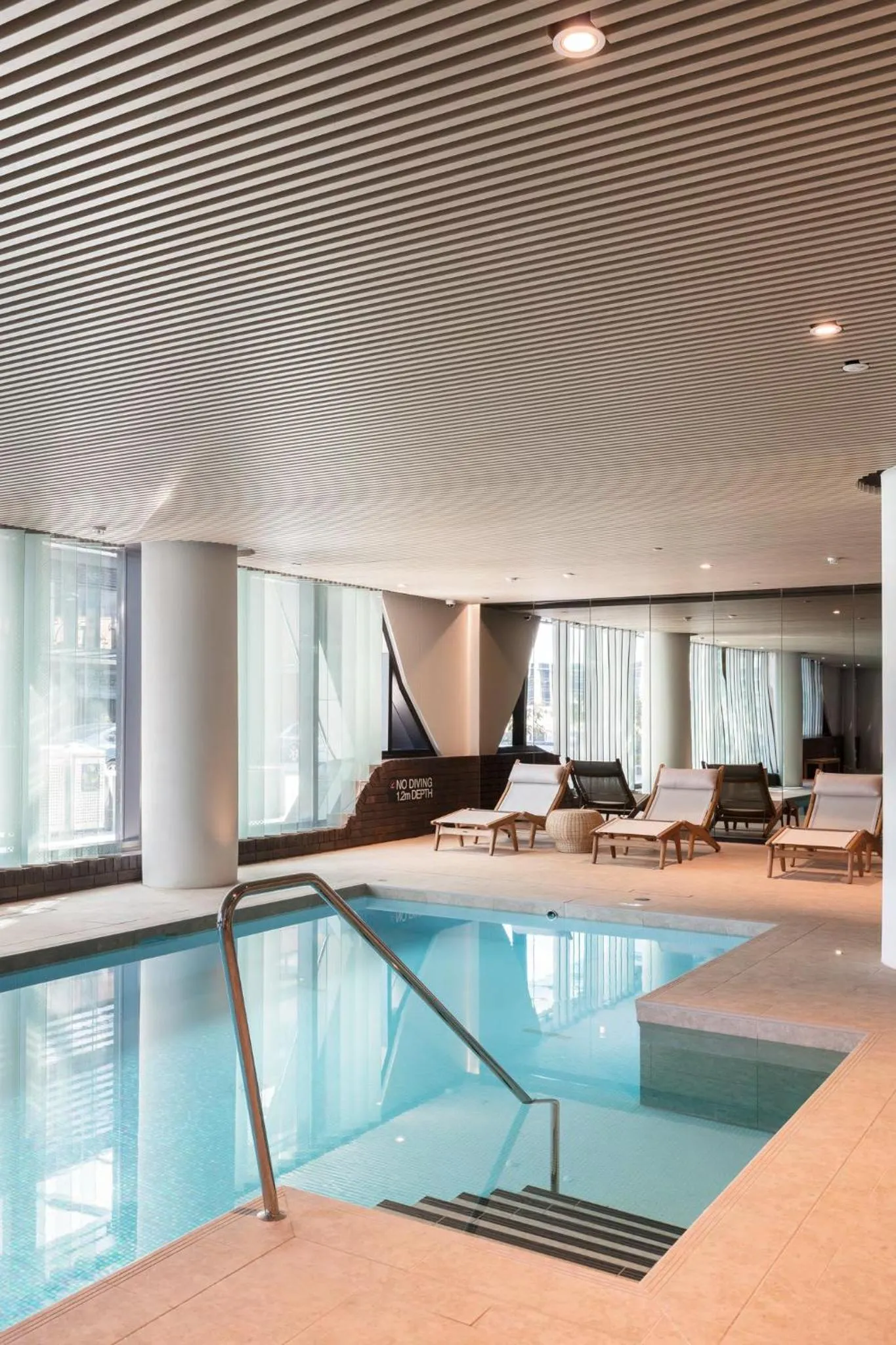 Swimming pool in Winston Apartments Docklands