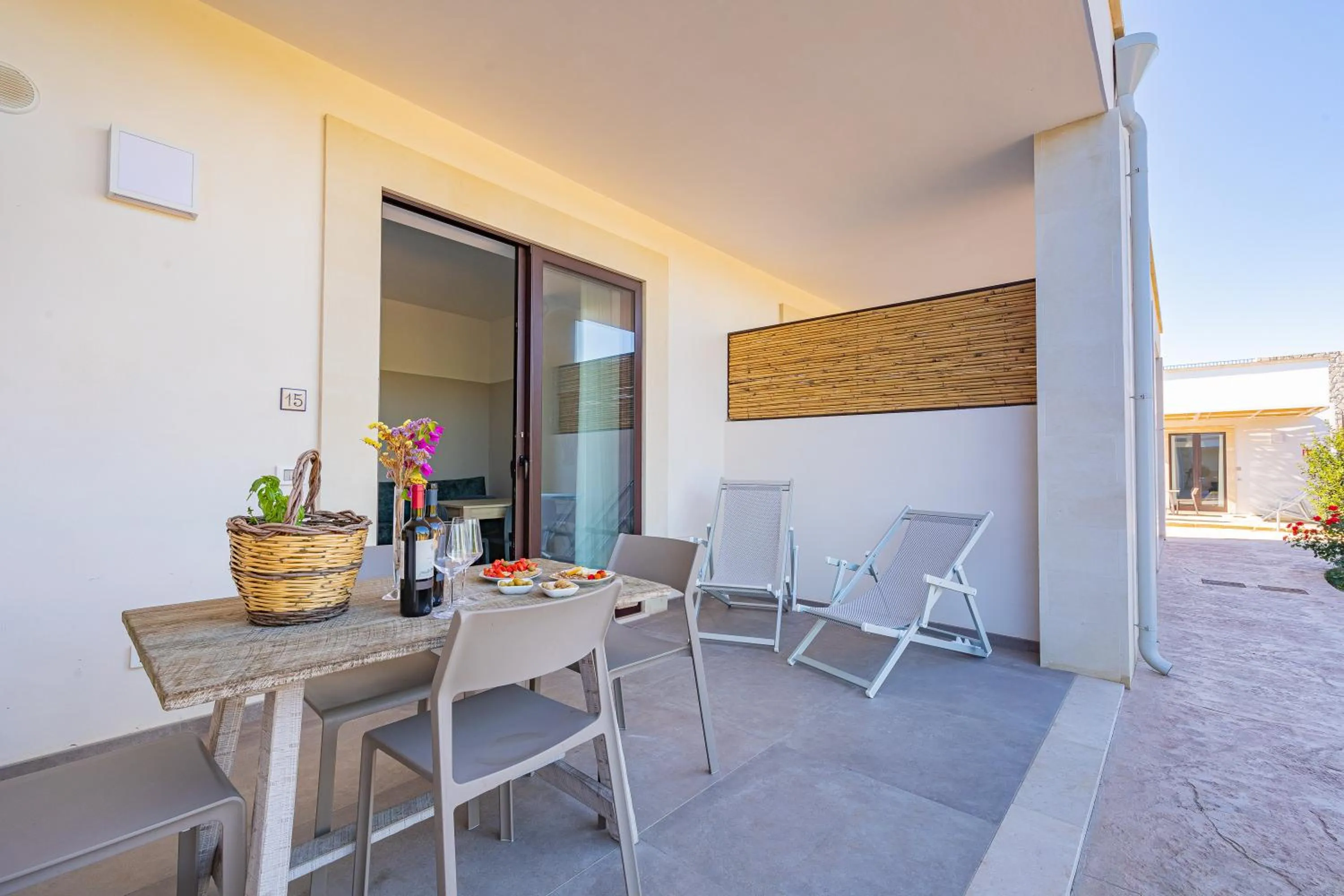 Patio in Agriturismo Vigna Corallo