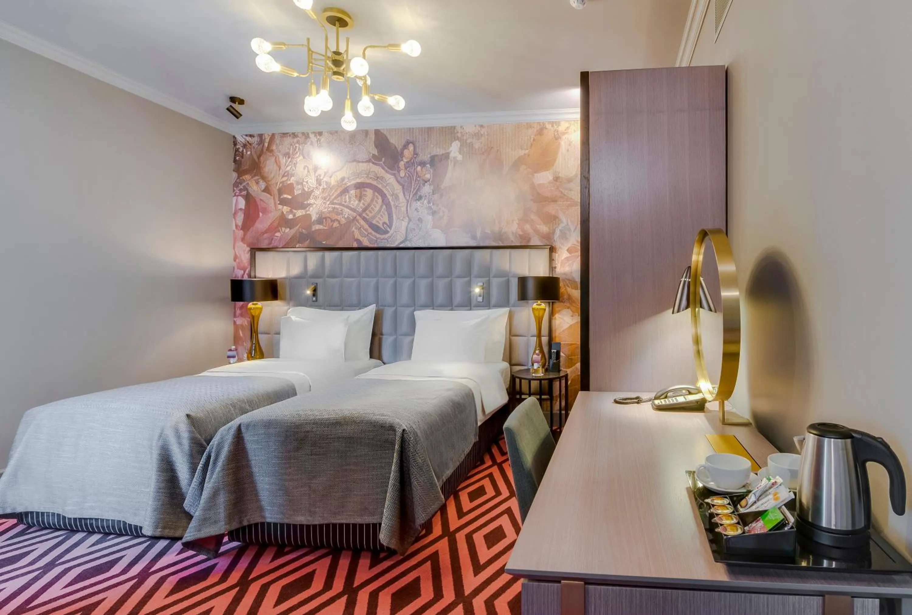 Coffee/tea facilities, Bed in Grand Poet Hotel and SPA by Semarah