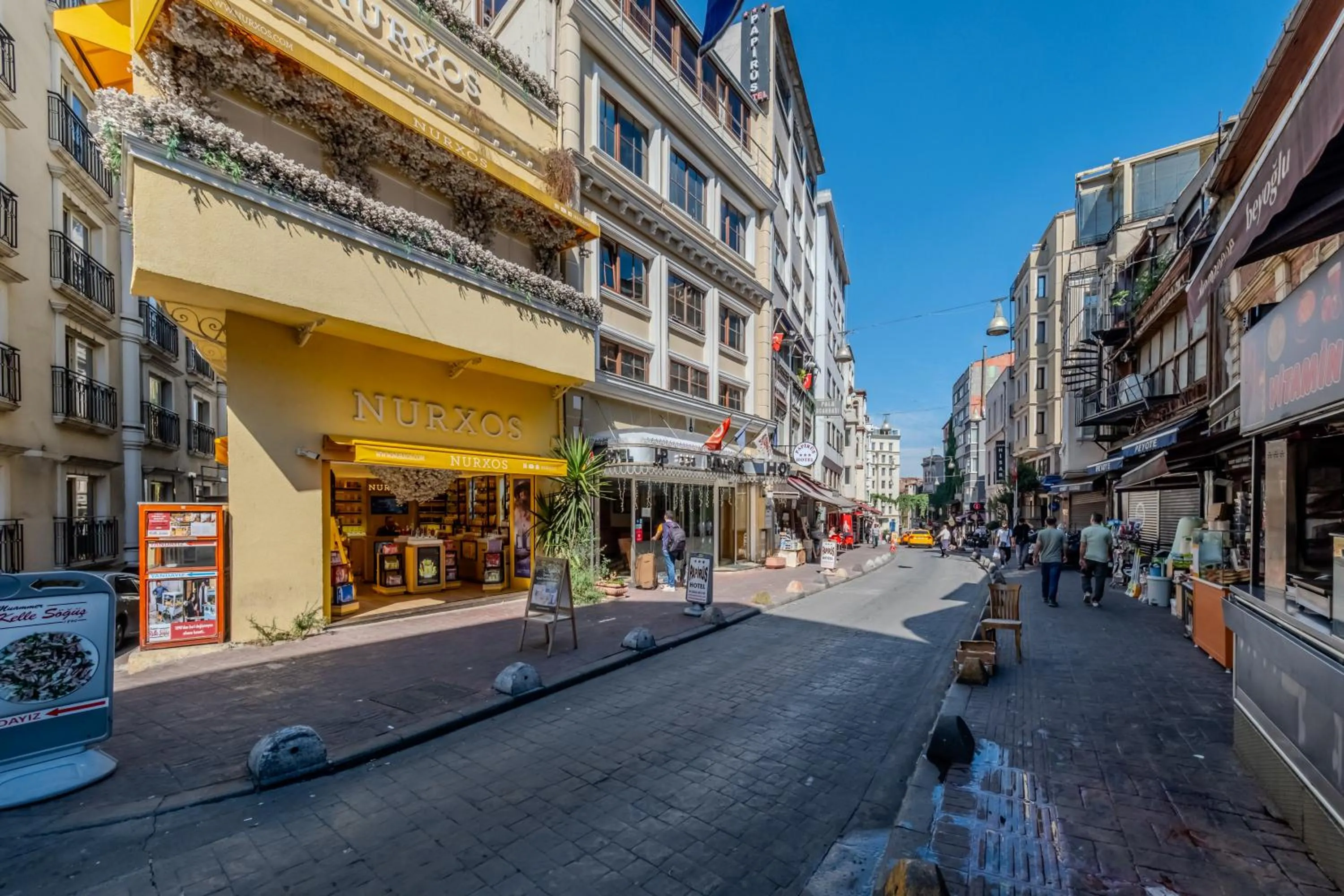 Street view in Beyoglu MLS Hotel