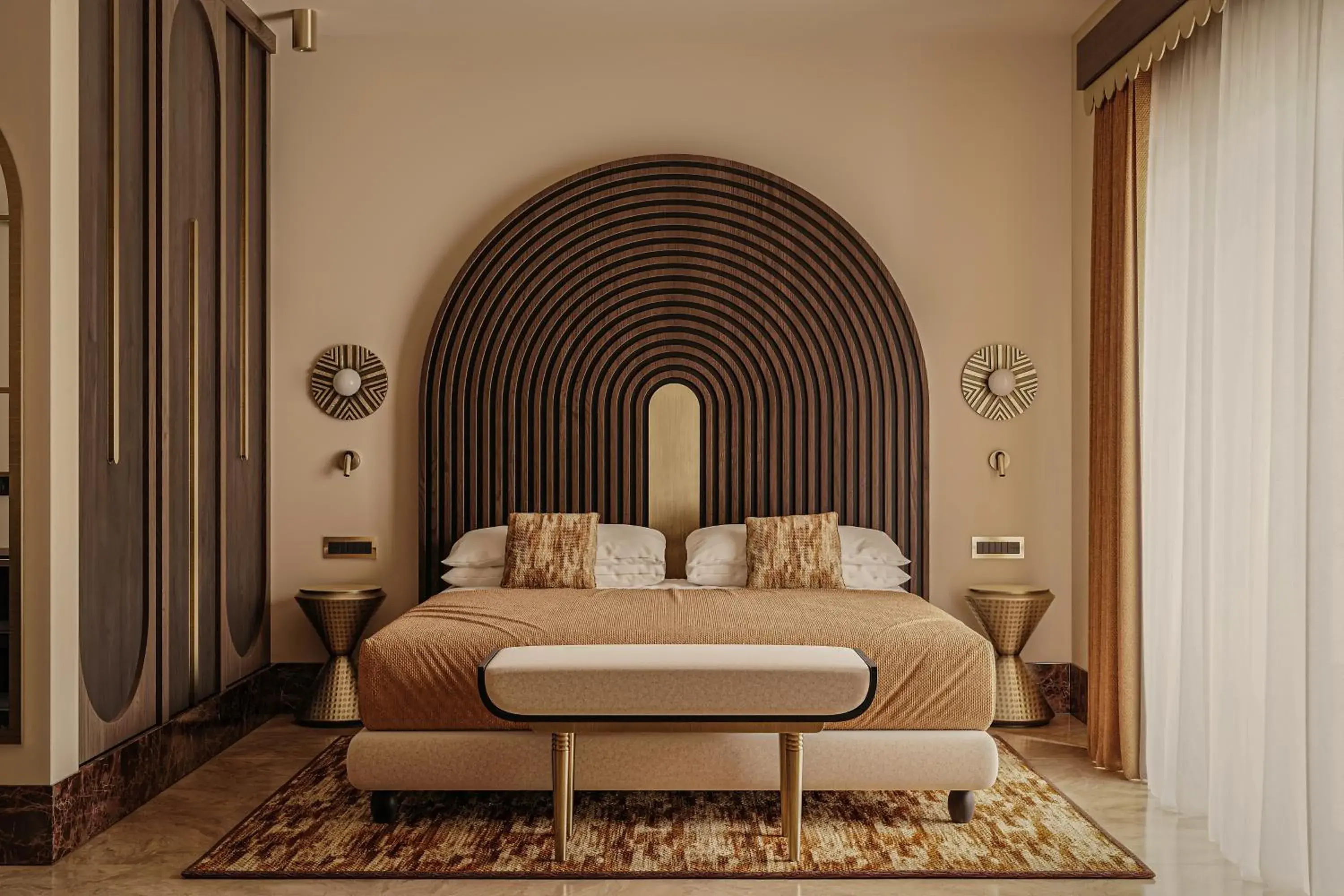 Bedroom, Bed in Spiagge San Pietro, a charming & relaxing resort Bedroom, Bed in Spiagge San Pietro, a charming & relaxing resort