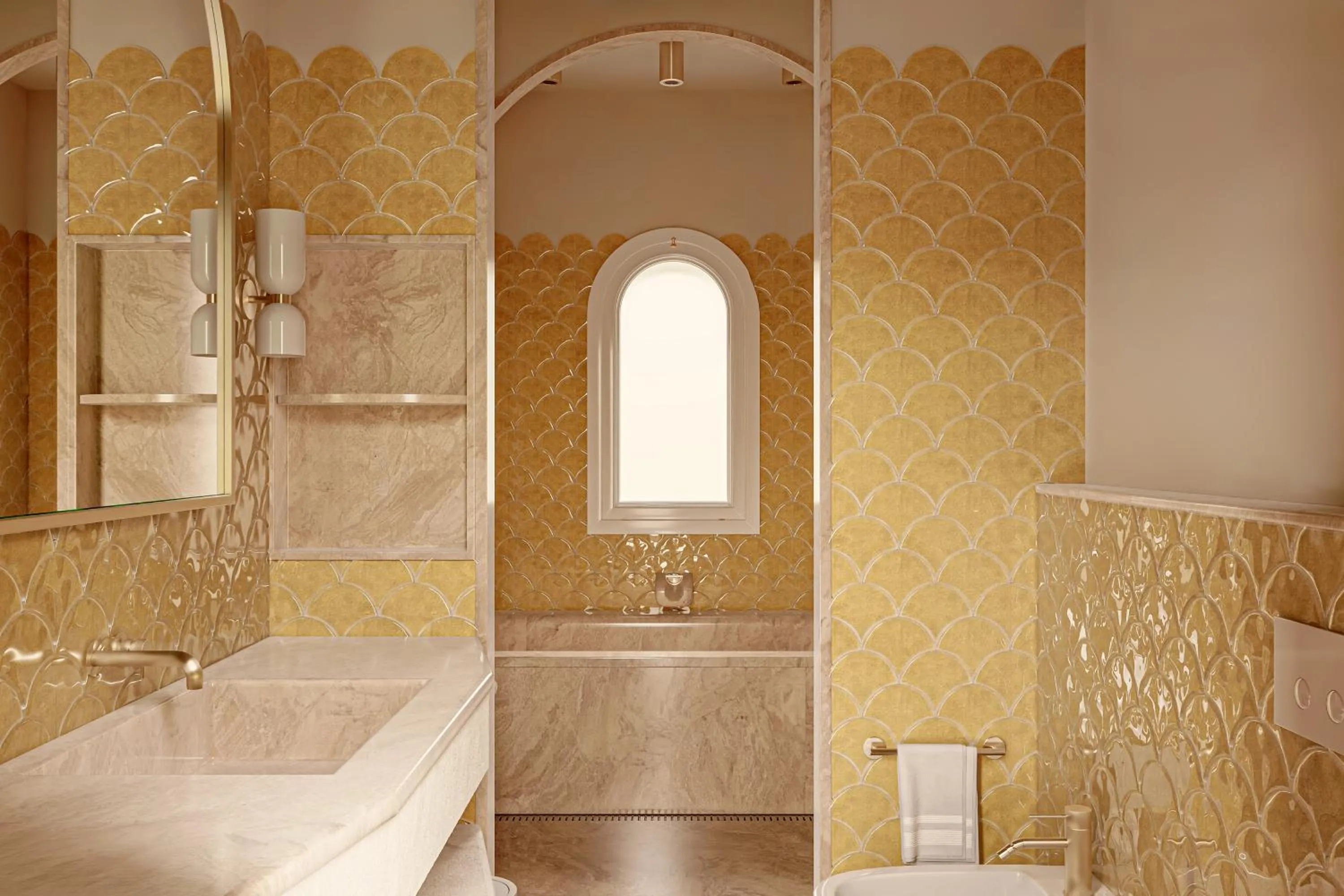 Bathroom in Spiagge San Pietro, a charming & relaxing resort
