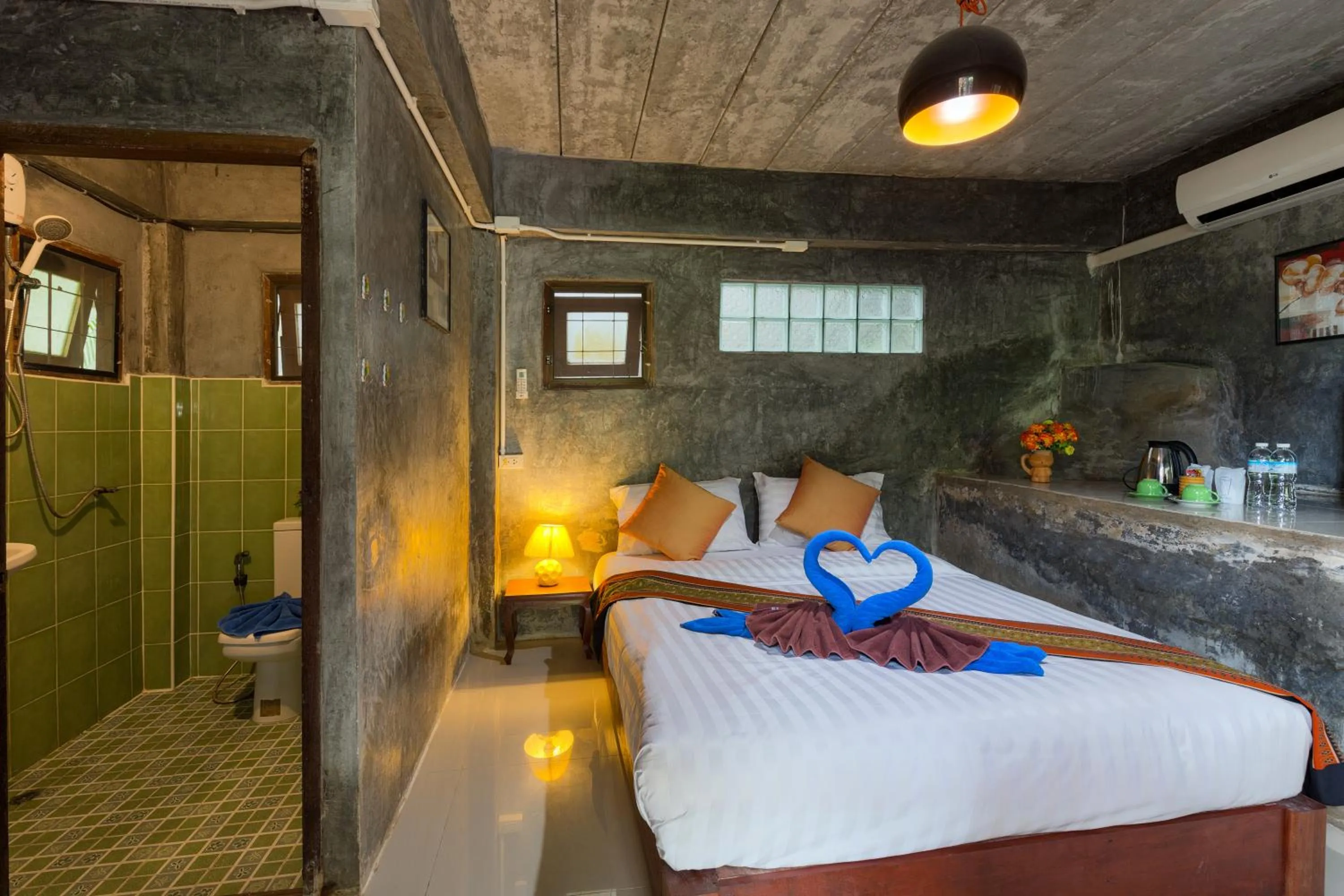 Bed in Kanya Cozy Bungalows Kata