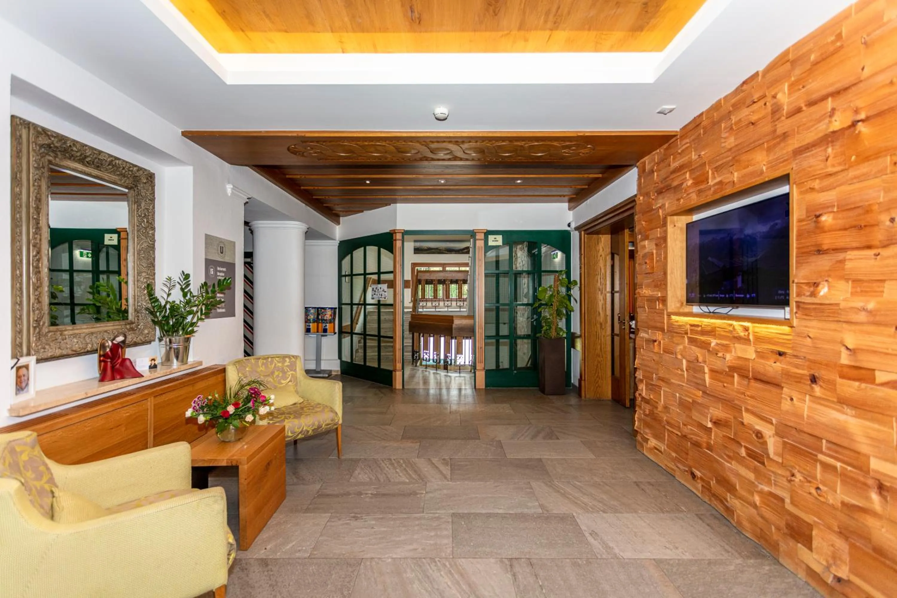 Lobby or reception in Hotel Unser Unterberg