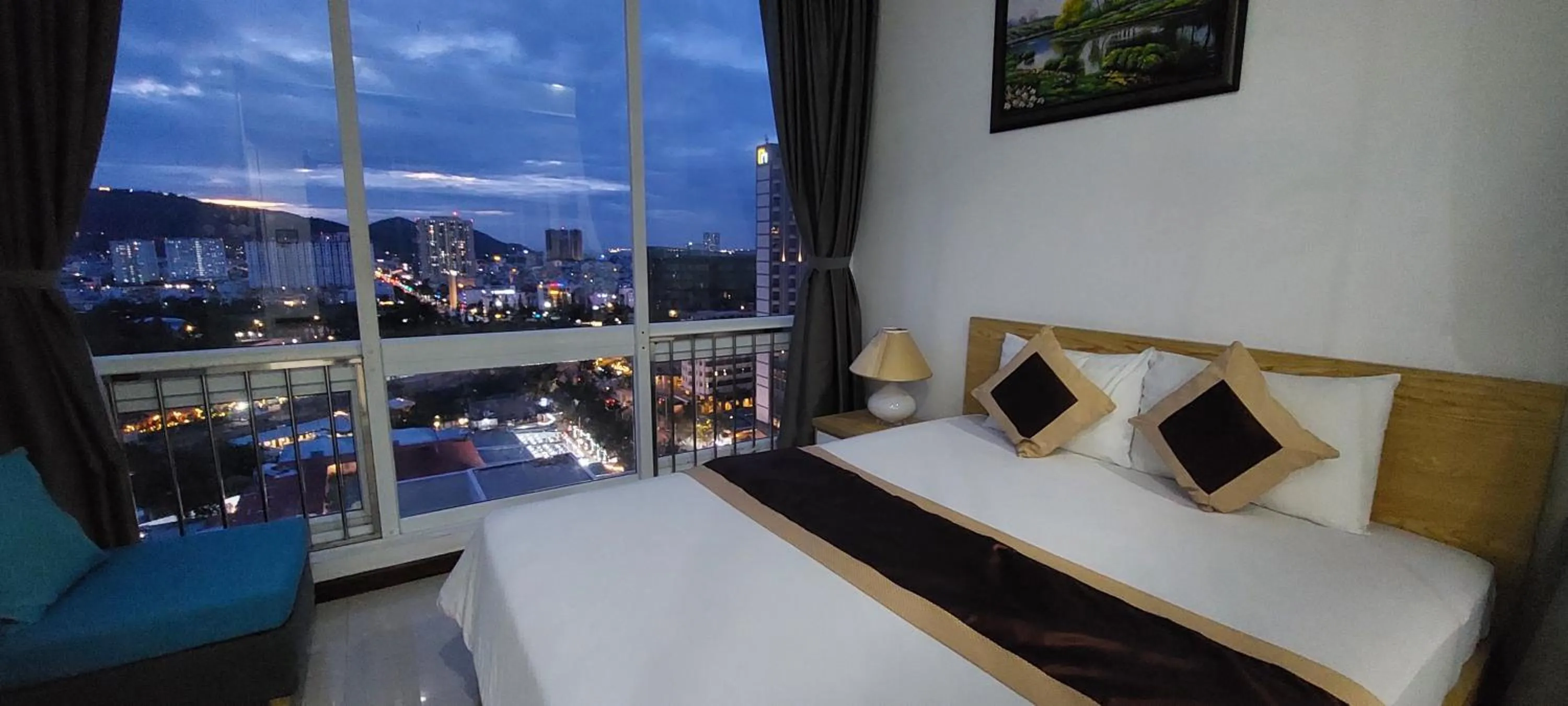 Bed in The Grand Condotel