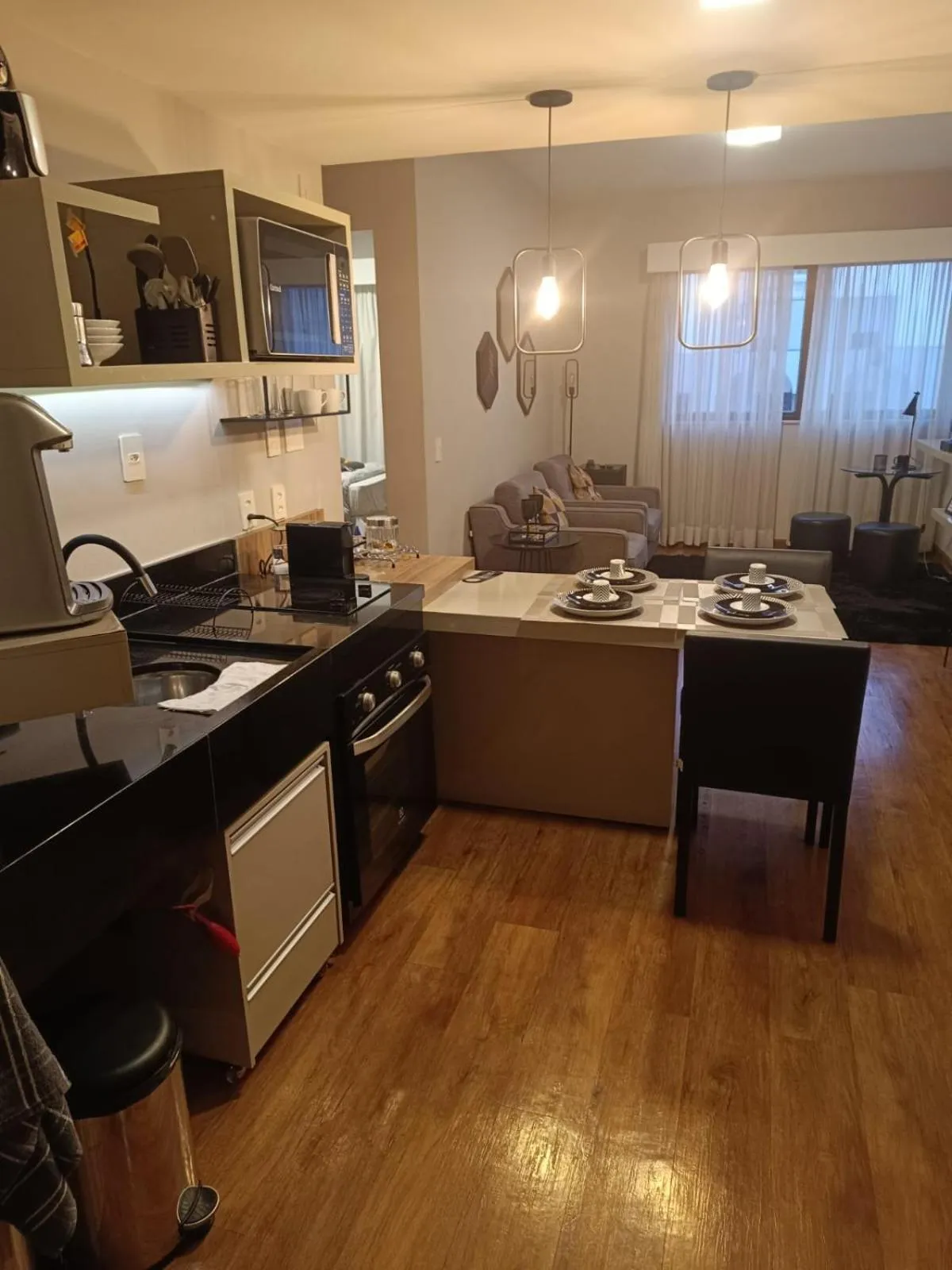 Kitchen or kitchenette in H4 La Residence Paulista