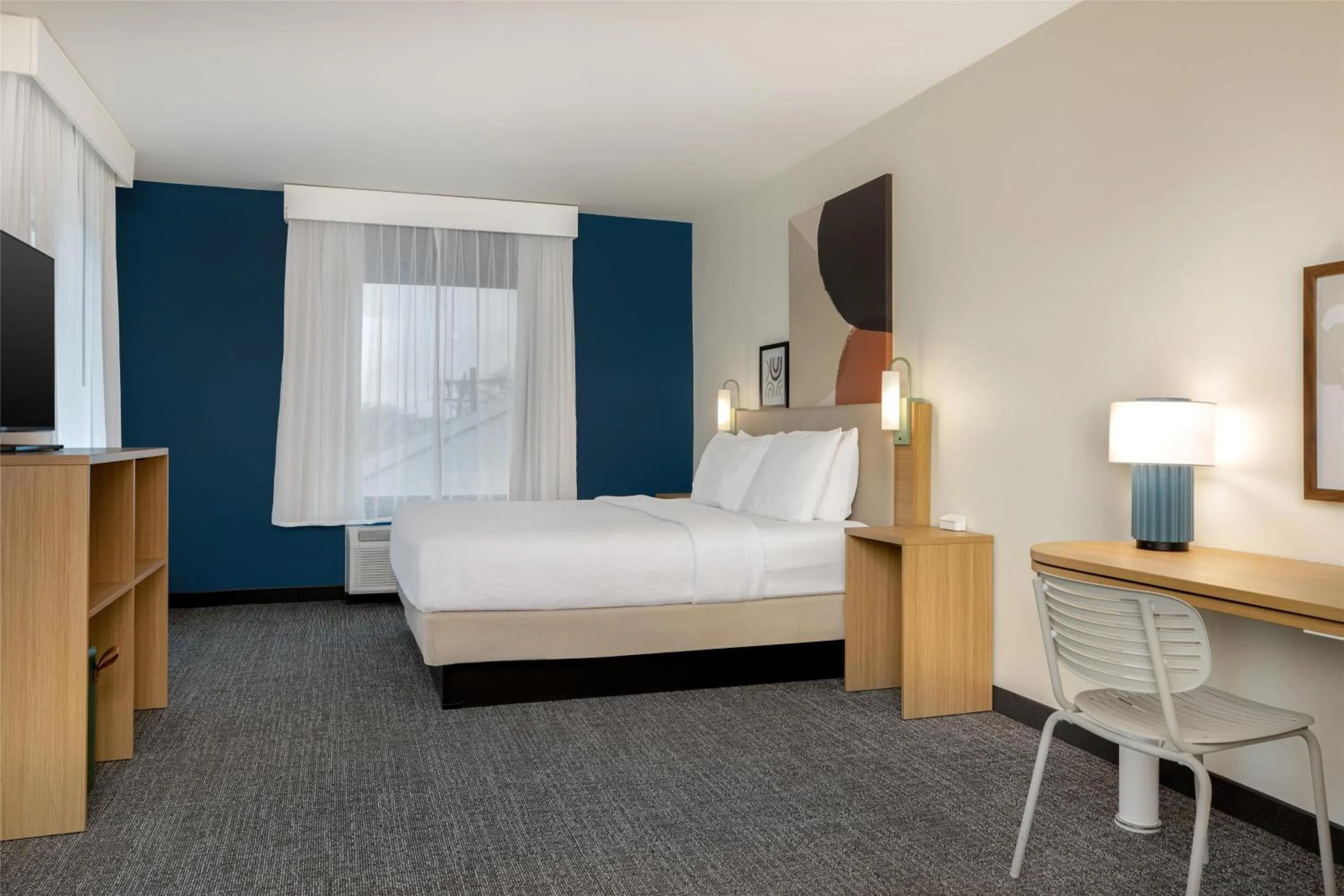 Bedroom, Bed in Spark by Hilton Rahway