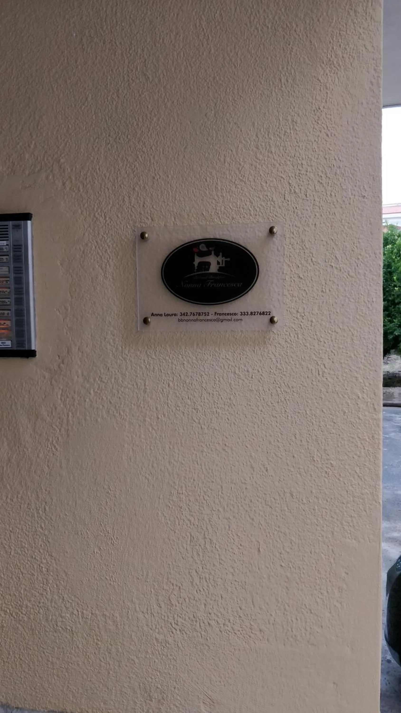 Facade/entrance in Nonna Francesca