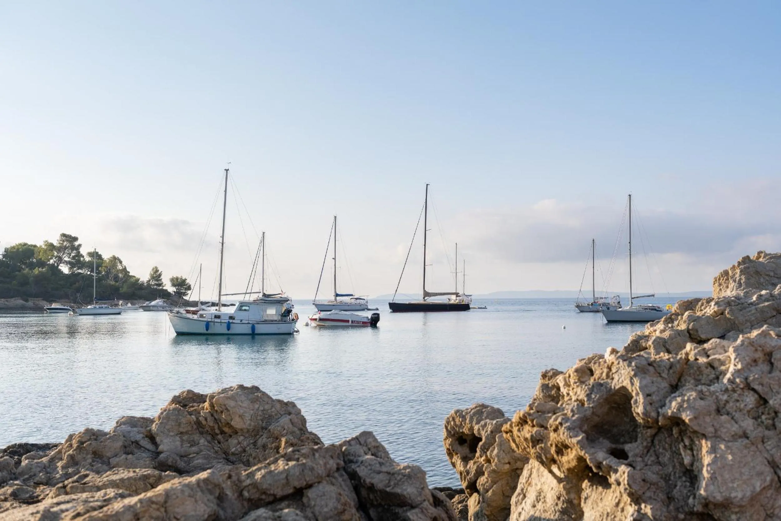 Natural landscape in Hôtel de La Fossette