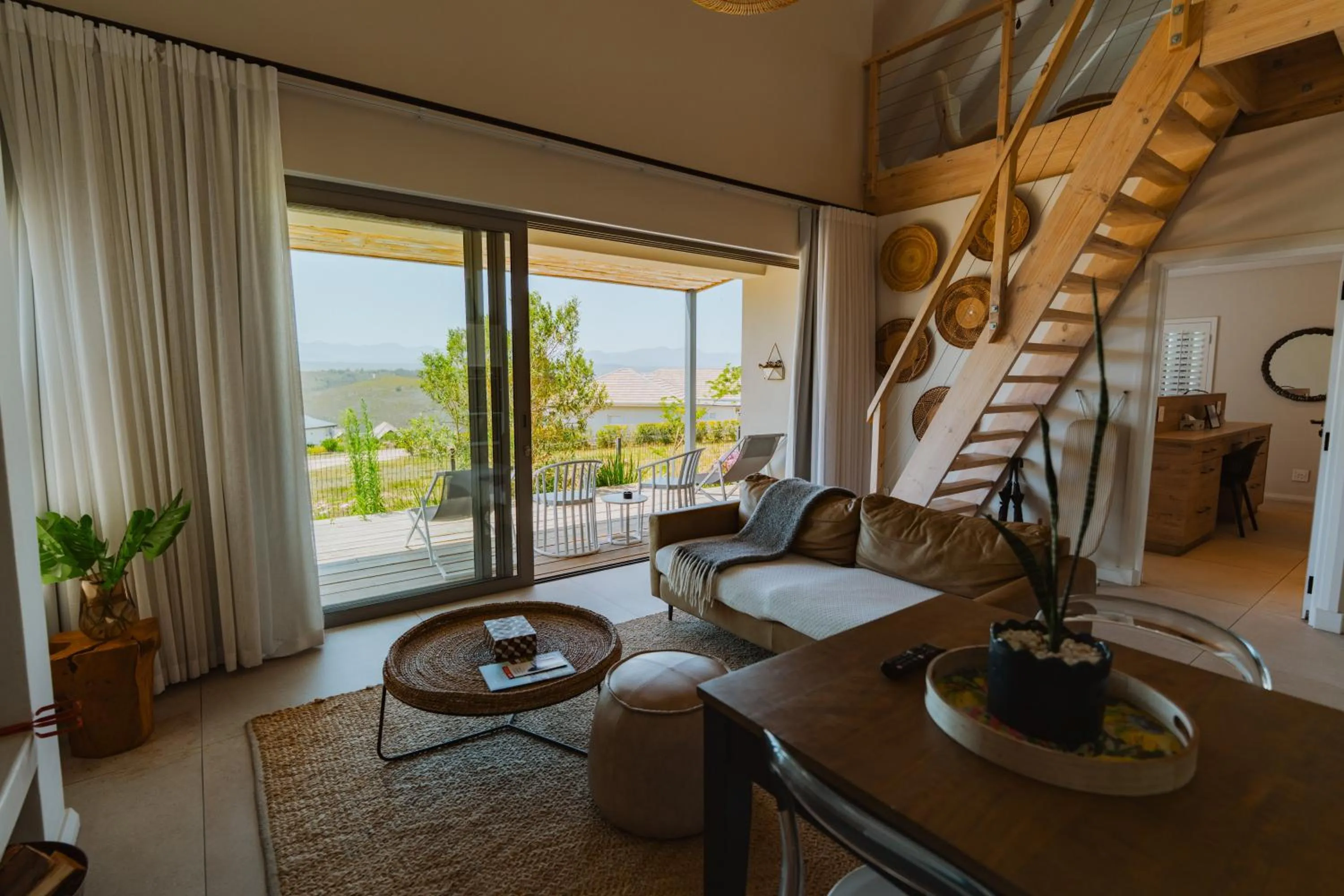 Seating area in Sky Villa Boutique Hotel