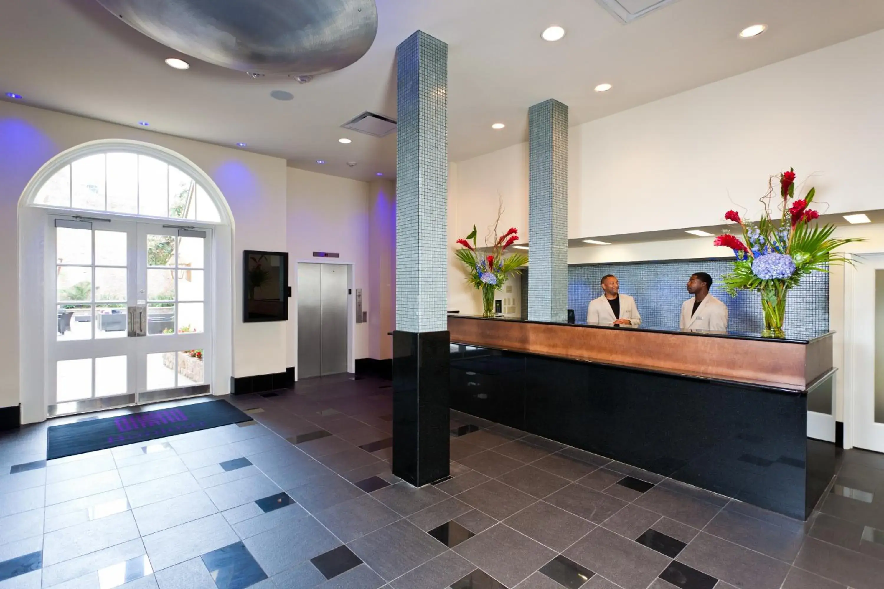 Lobby or reception in Hotel Le Marais Lobby or reception in Hotel Le Marais