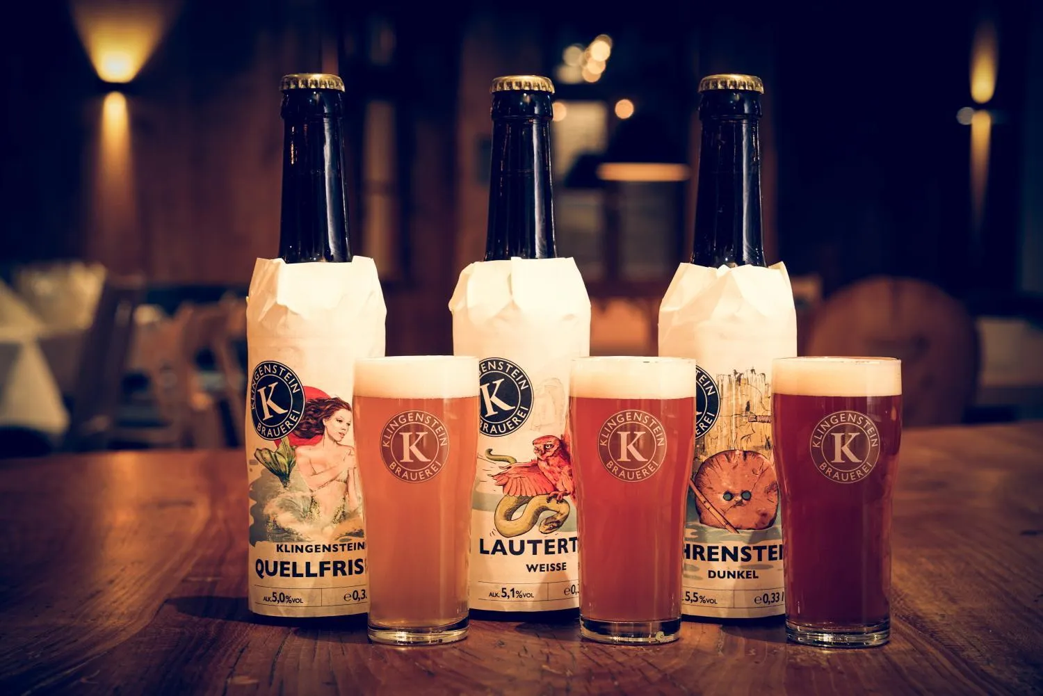 Lounge or bar in Klingenstein AKZENT Hotel Wirtshaus Brauerei