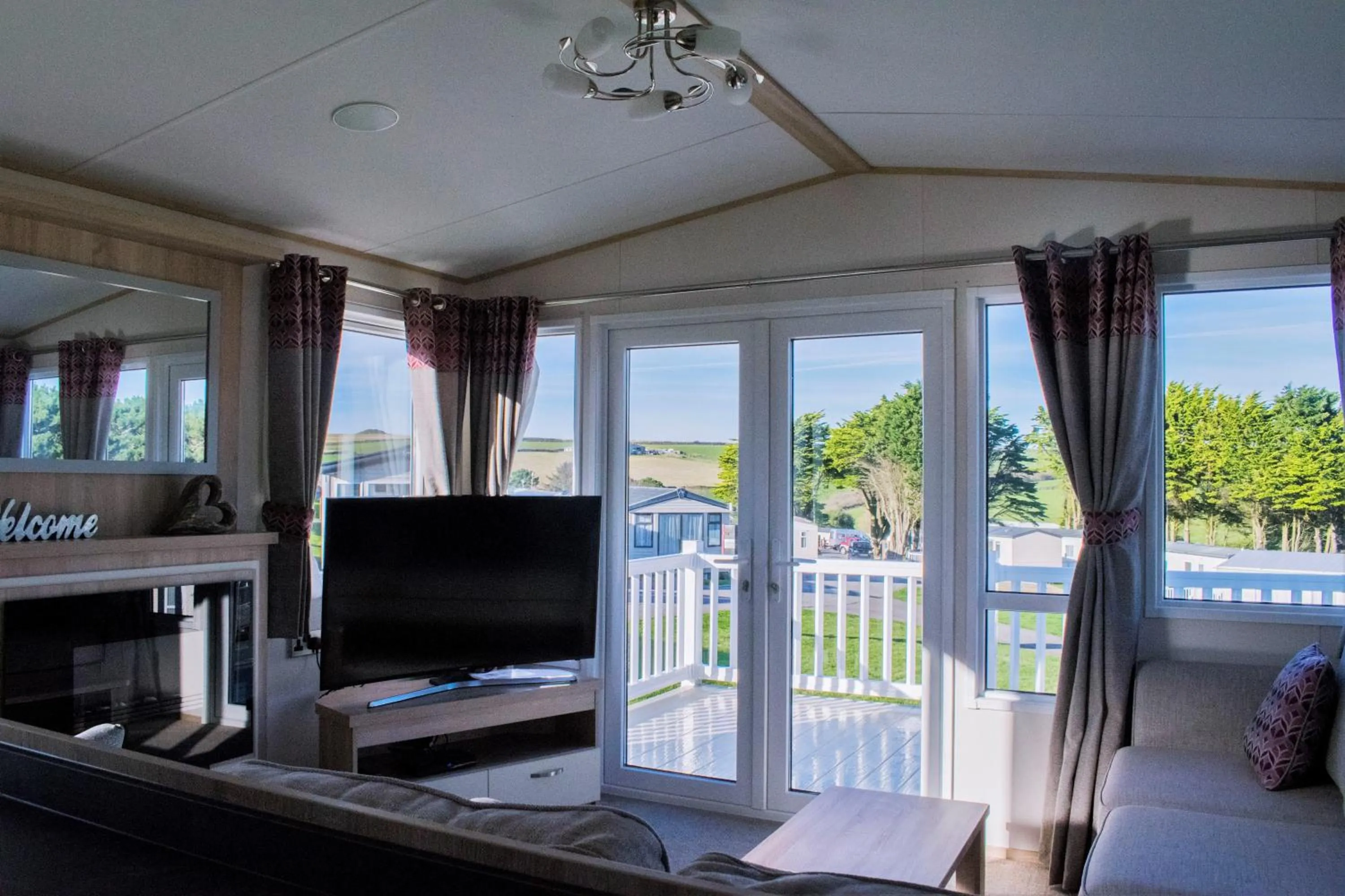 Living room in Newquay Valley View