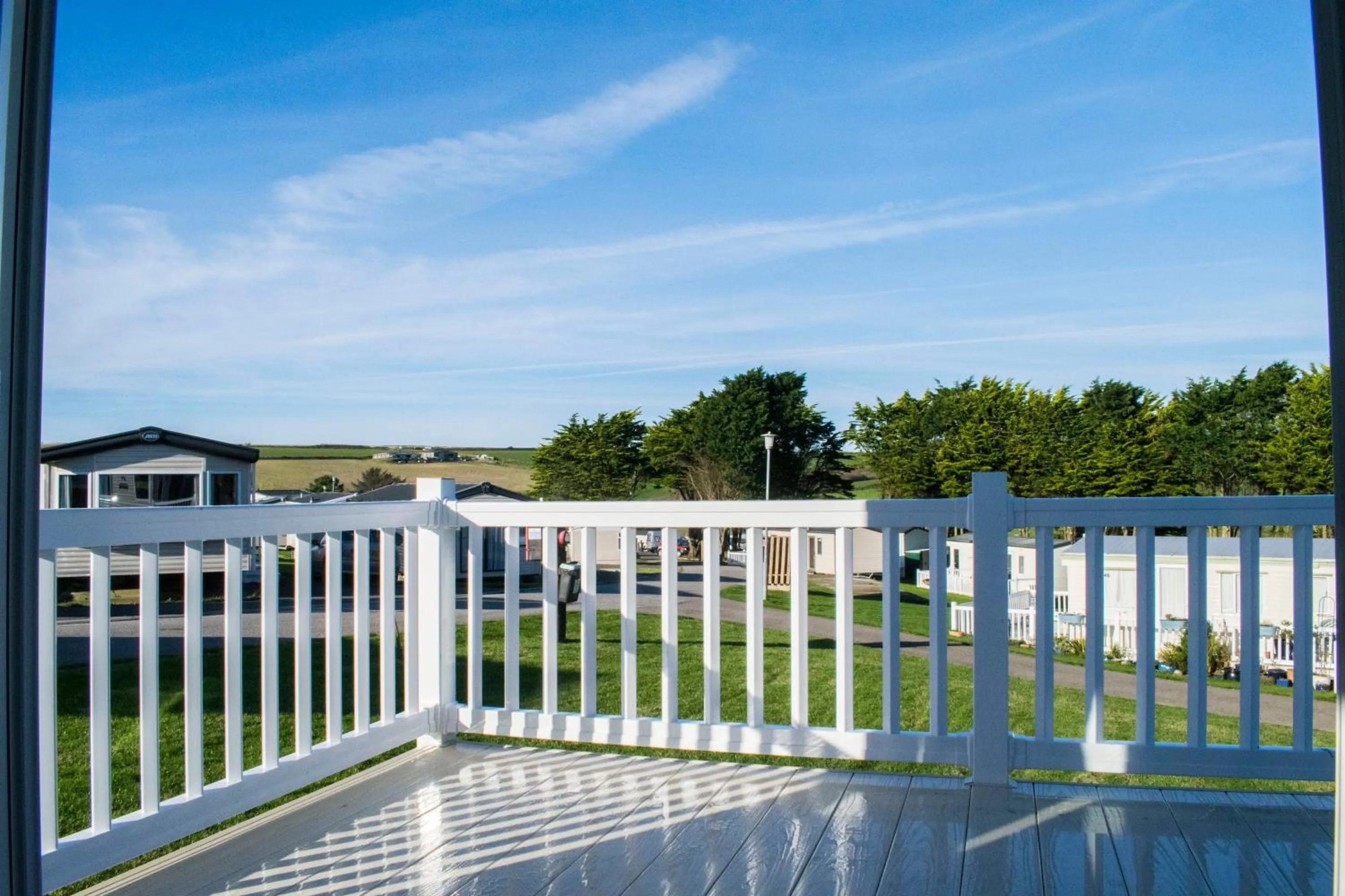 Patio in Newquay Valley View