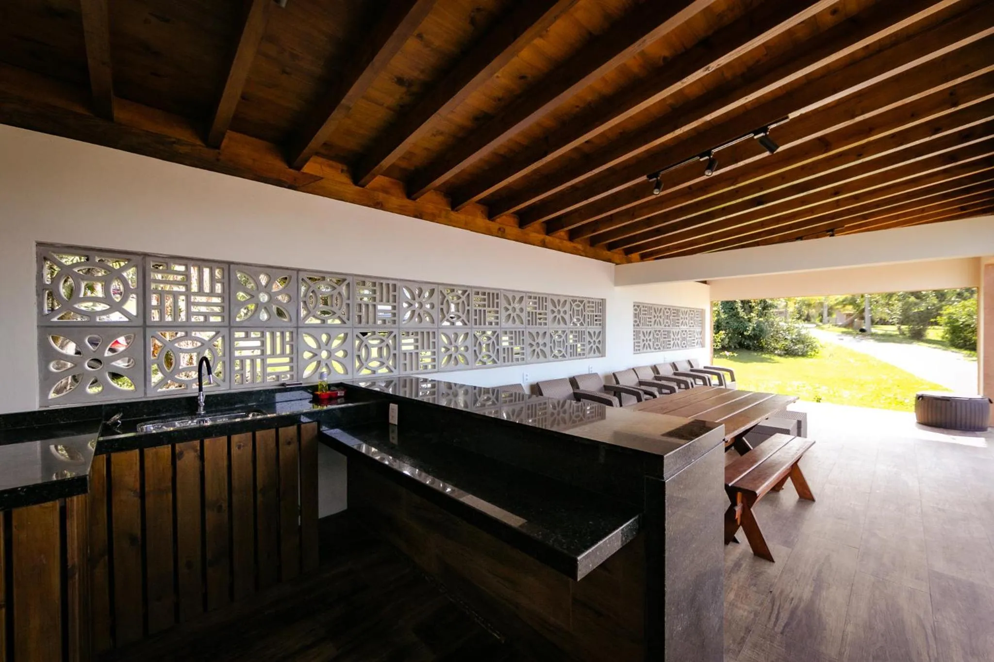 BBQ facilities in Fazenda Verde - Praia do Rosa