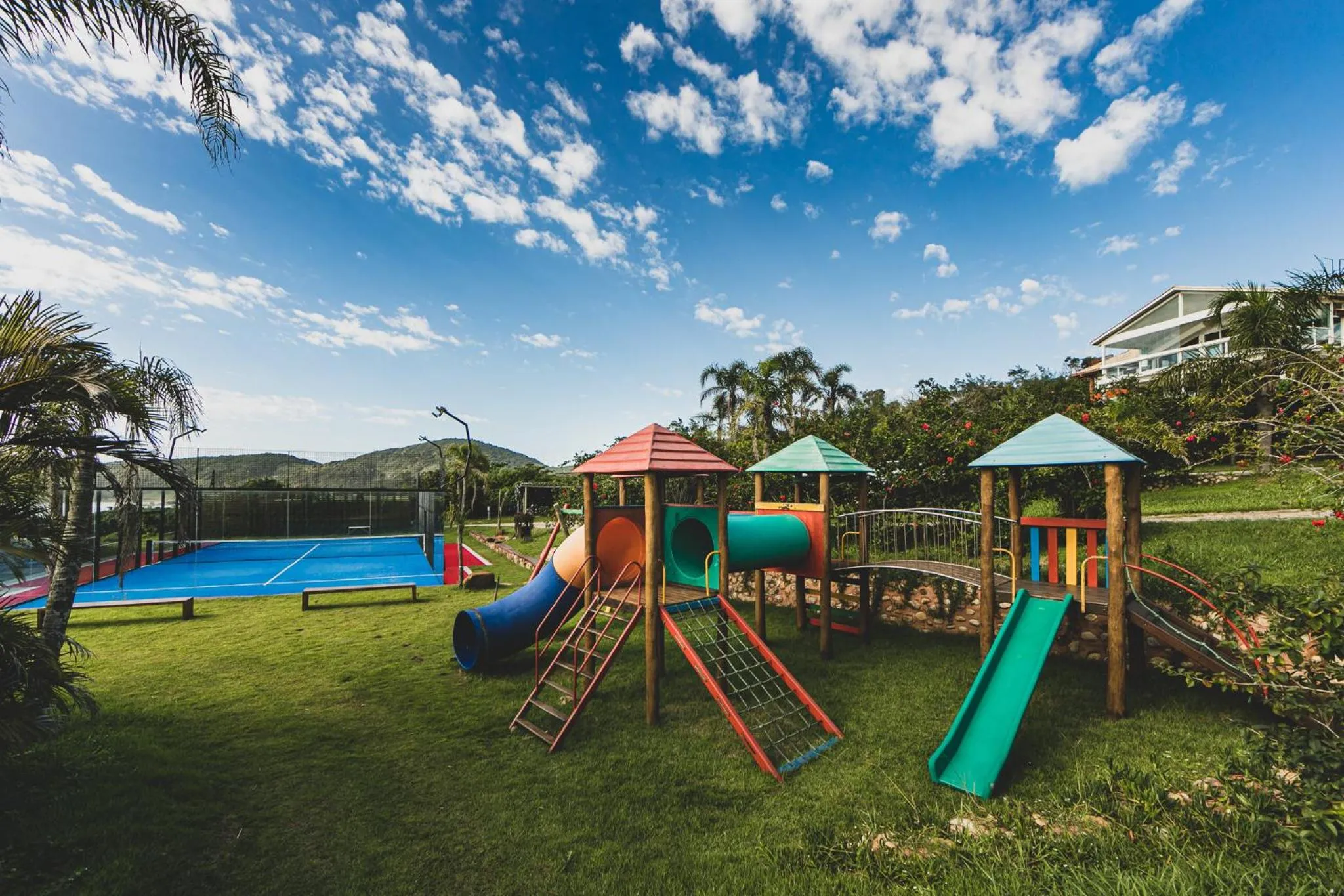 Children play ground in Fazenda Verde - Praia do Rosa