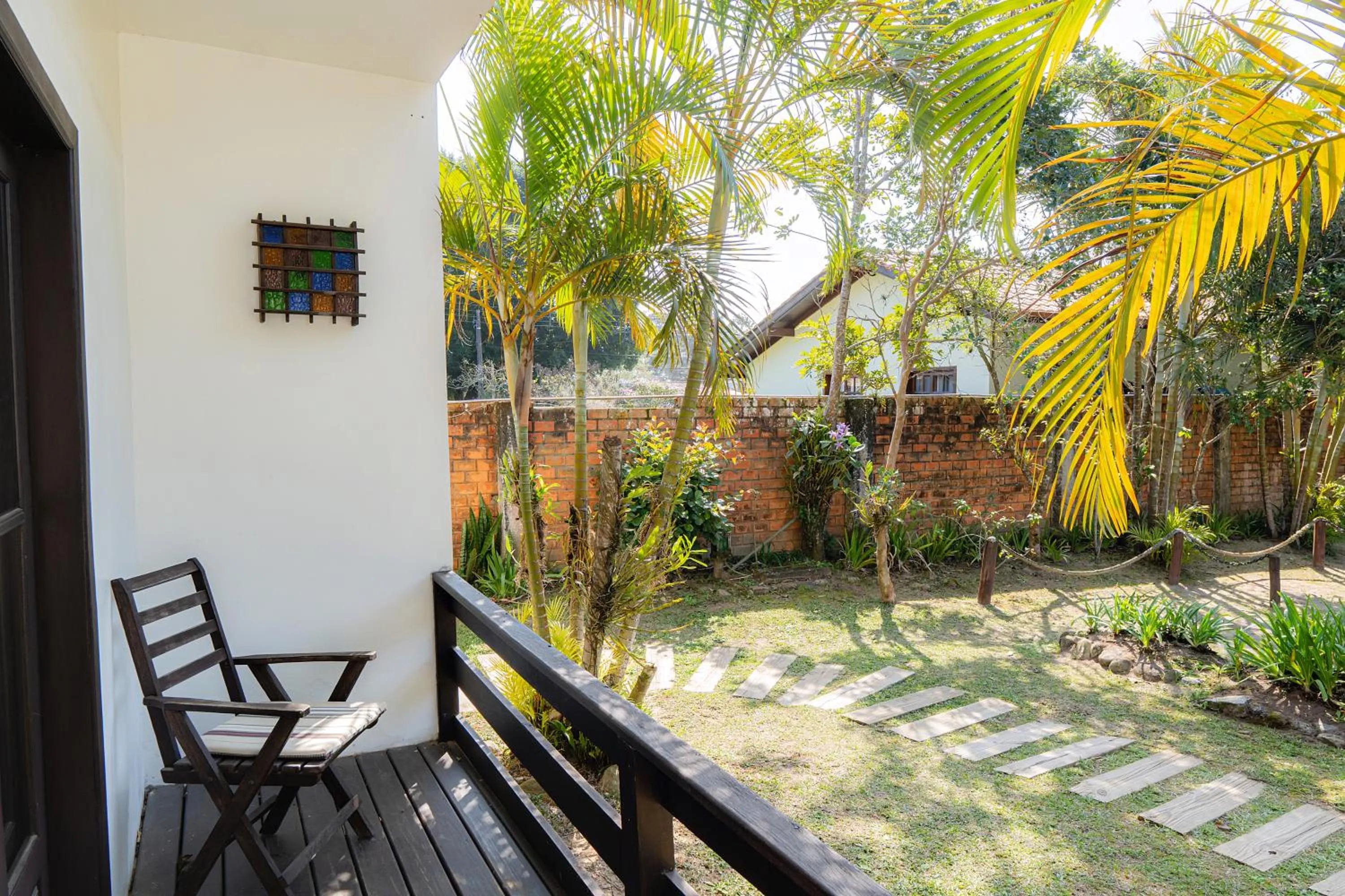 Garden view in Pousada Porto dos Casais