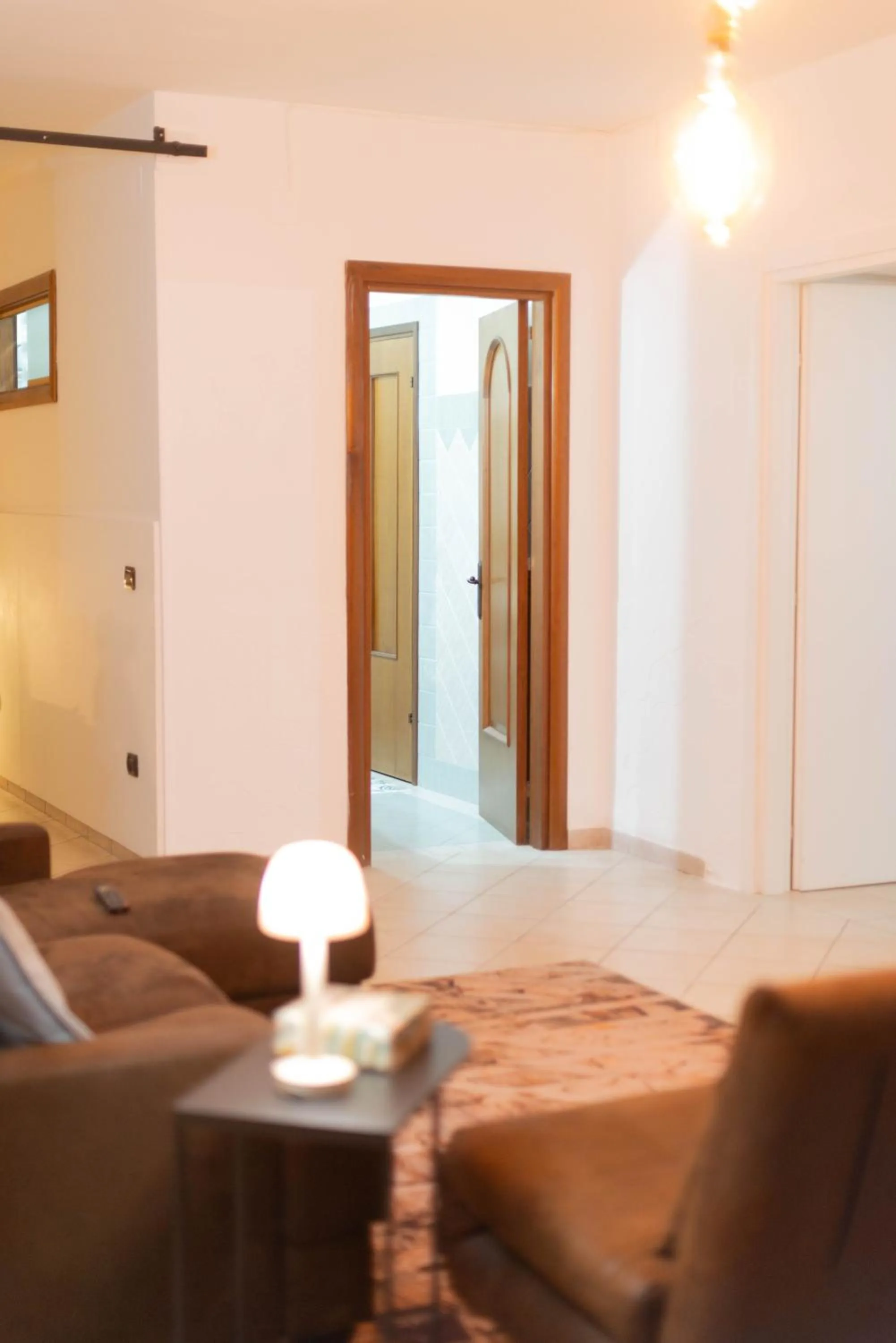 Living room, Bed in loft style taverna con sala giochi