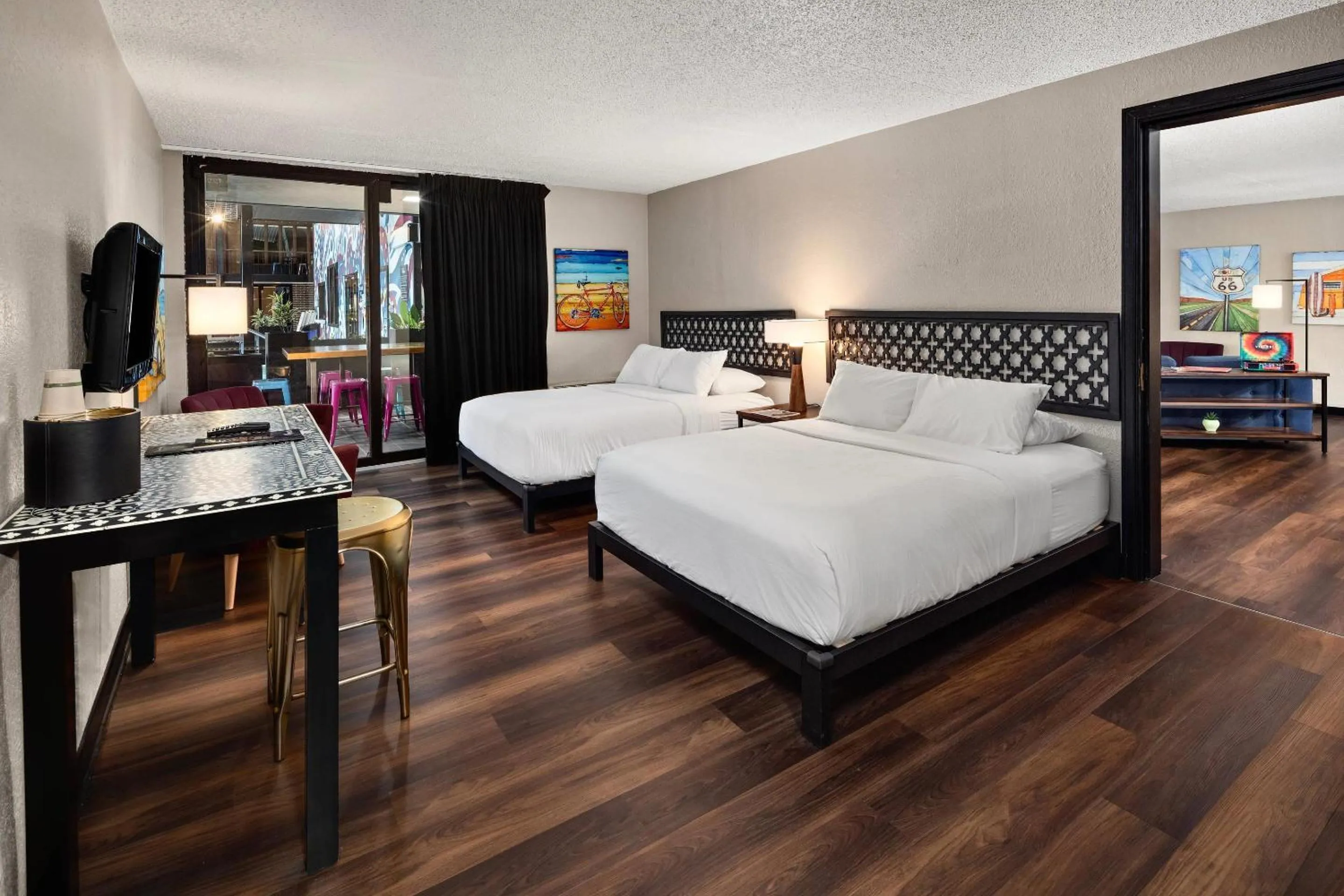 Bedroom, Bed in The Highlander Hotel, Ascend Hotel Collection