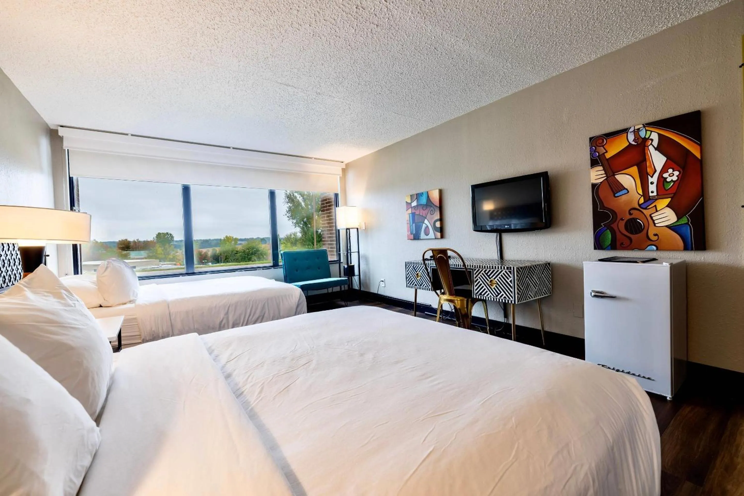 Bedroom, Bed in The Highlander Hotel, Ascend Hotel Collection