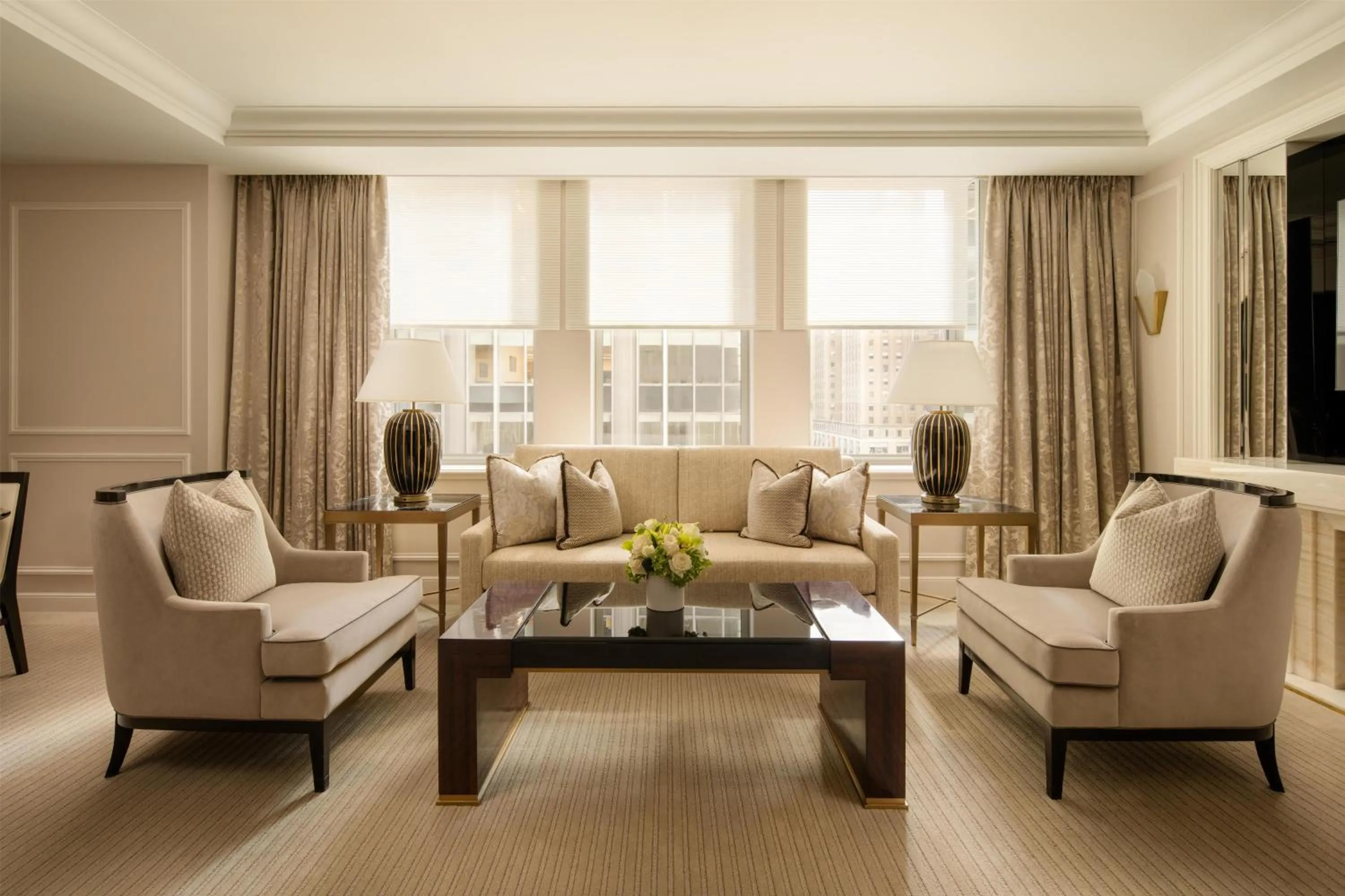 Living room in Waldorf Astoria New York