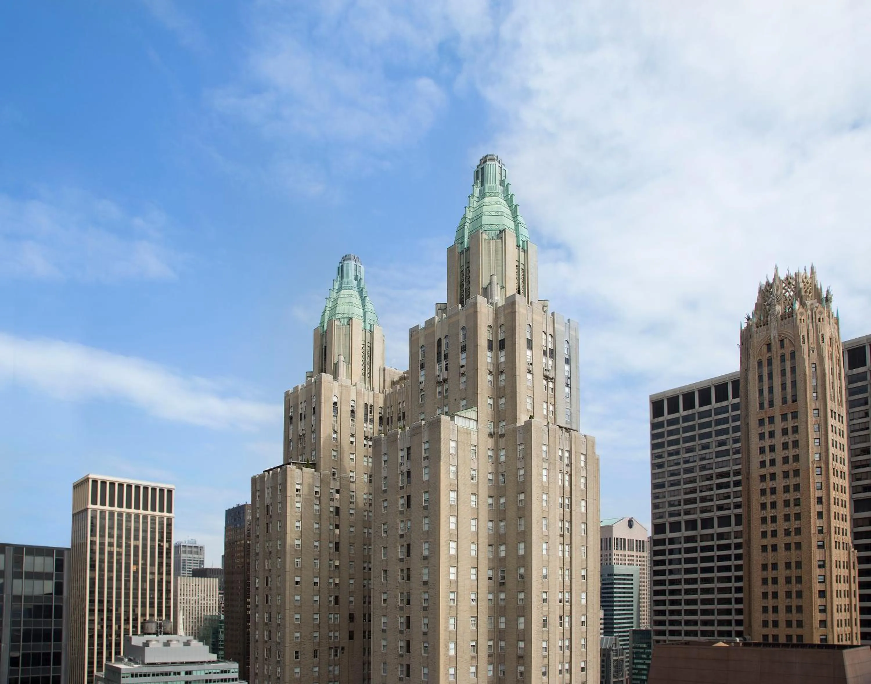 City view in Waldorf Astoria New York
