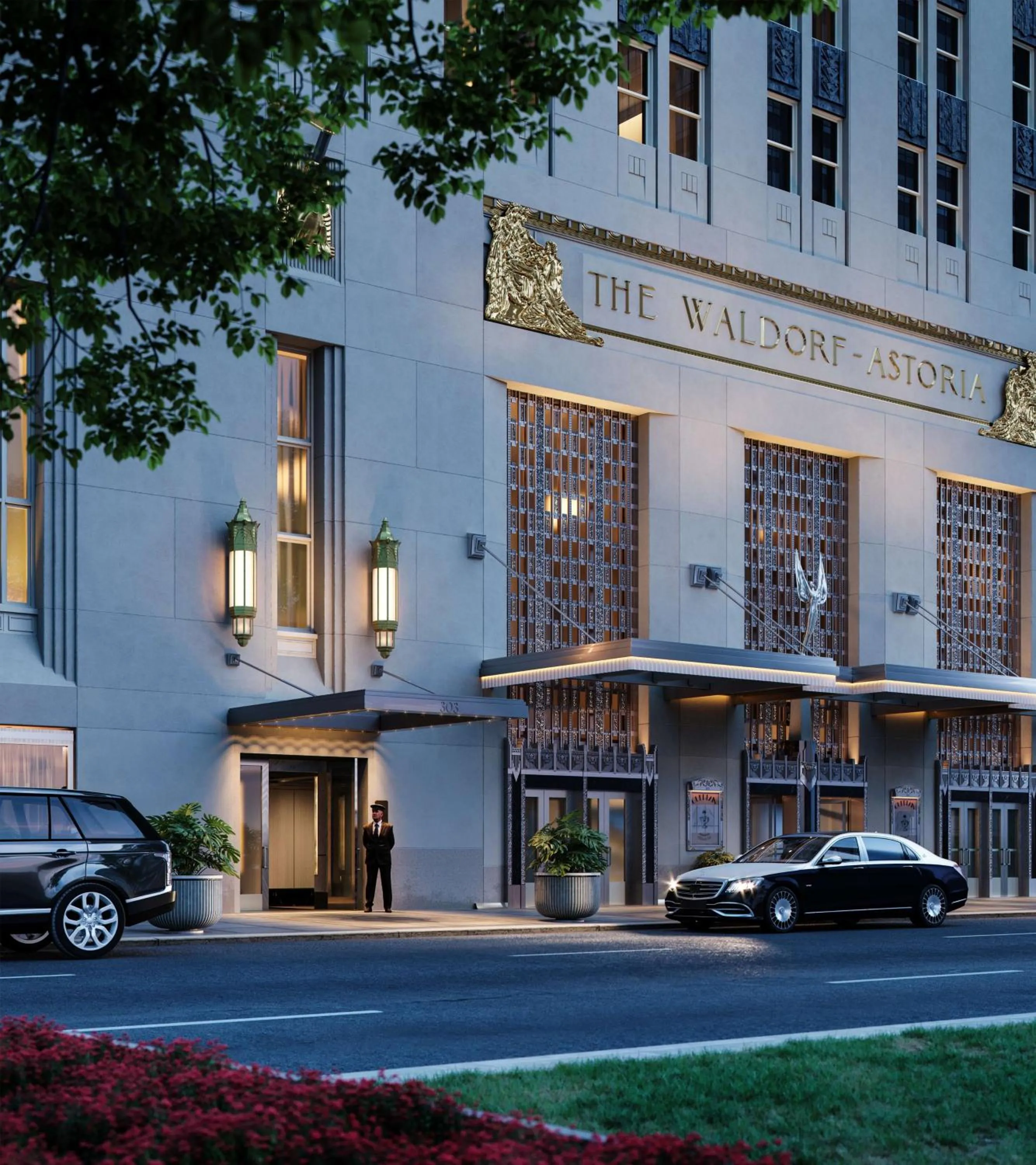 Property building in Waldorf Astoria New York