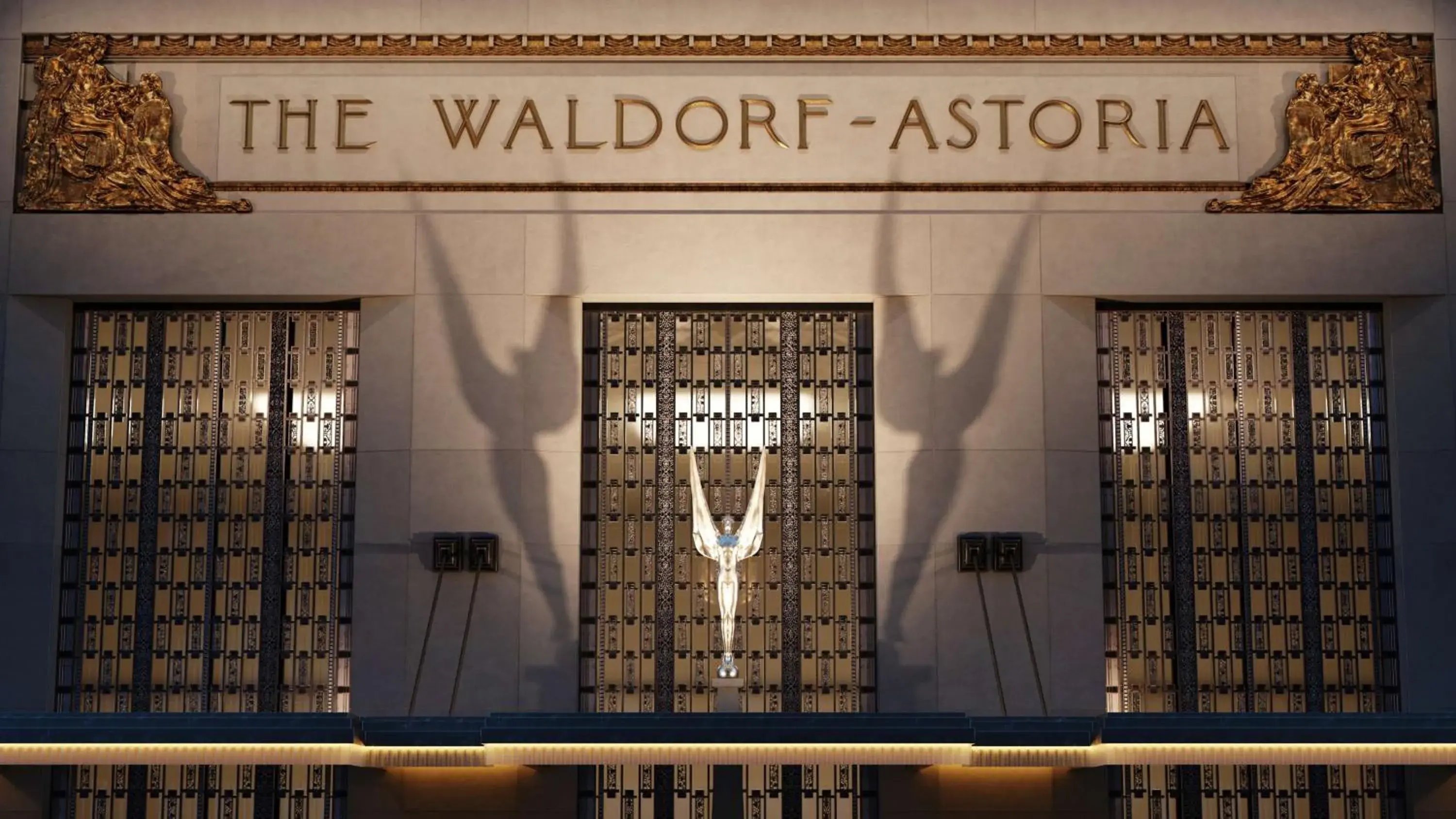 Property building in Waldorf Astoria New York Property building in Waldorf Astoria New York