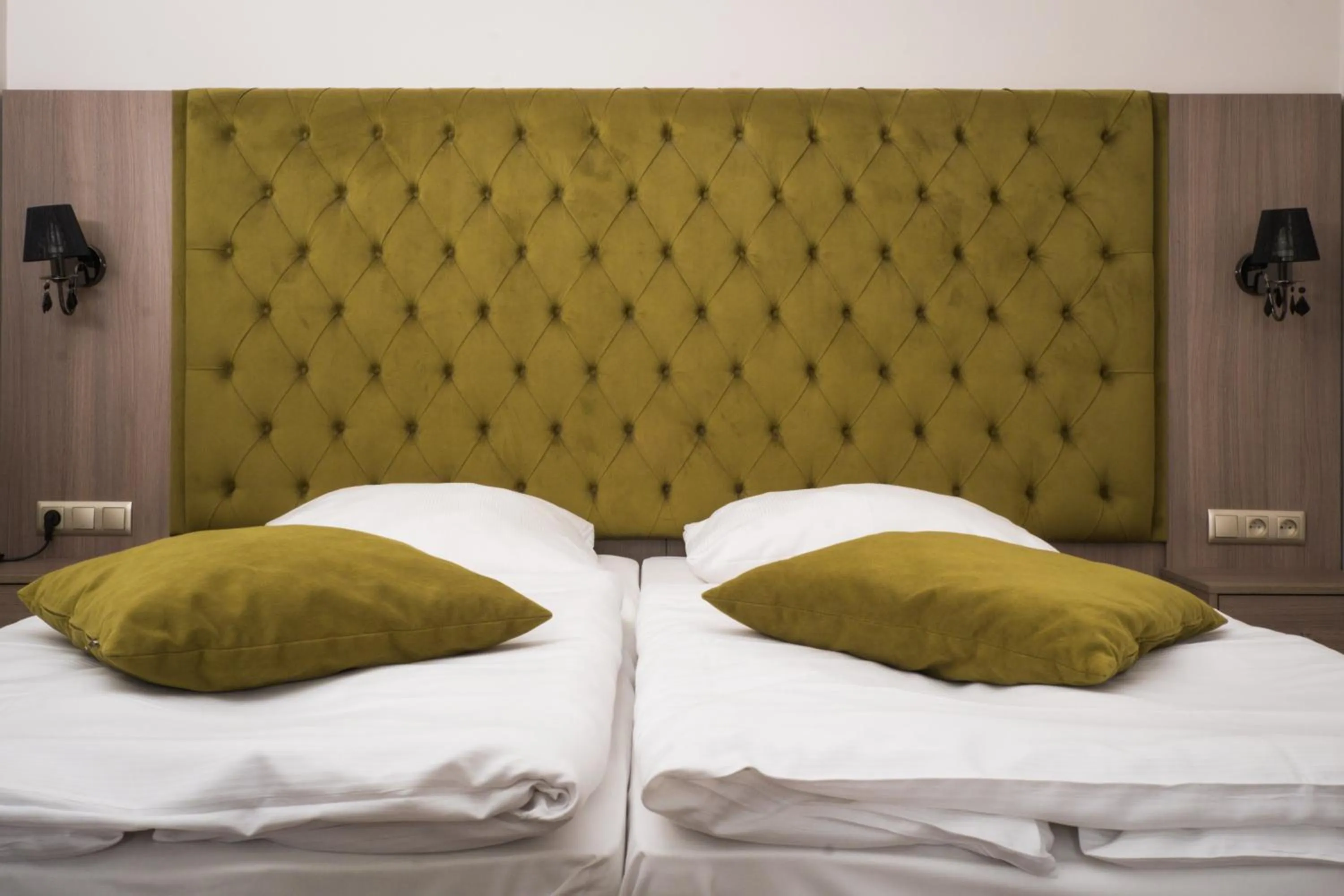 Bed in City Boutique Hotel