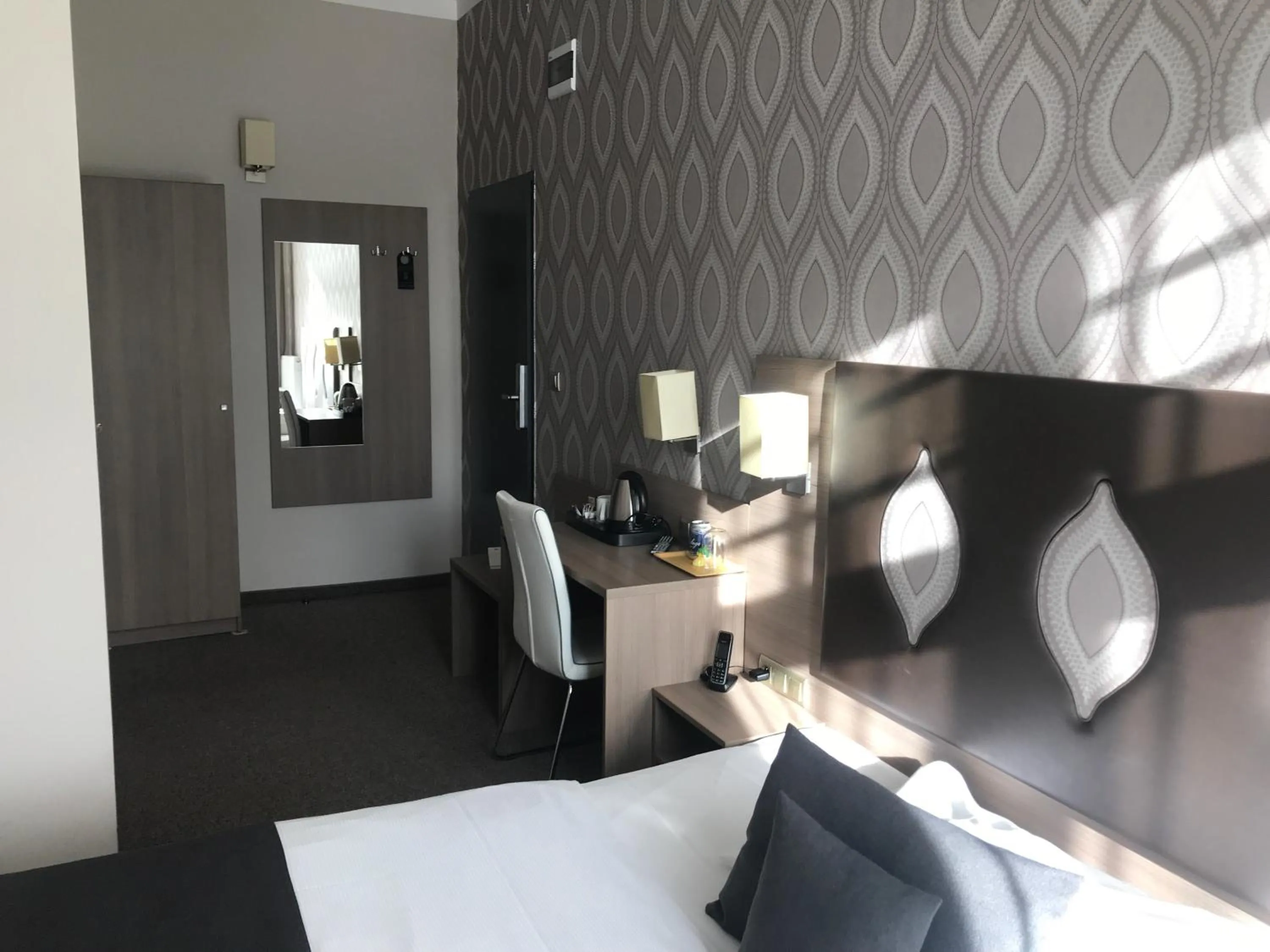 Bed in City Boutique Hotel