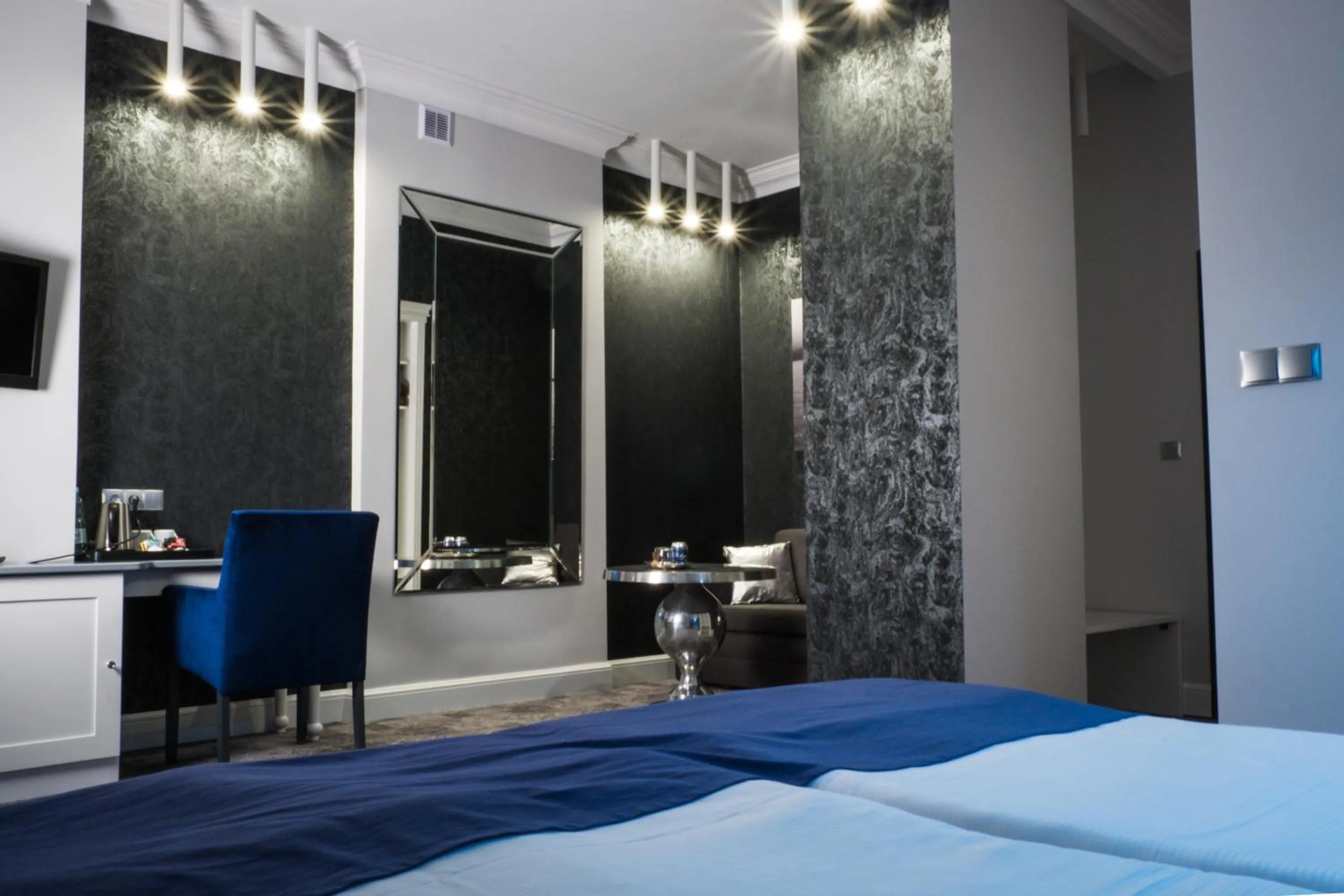 Bed in City Boutique Hotel