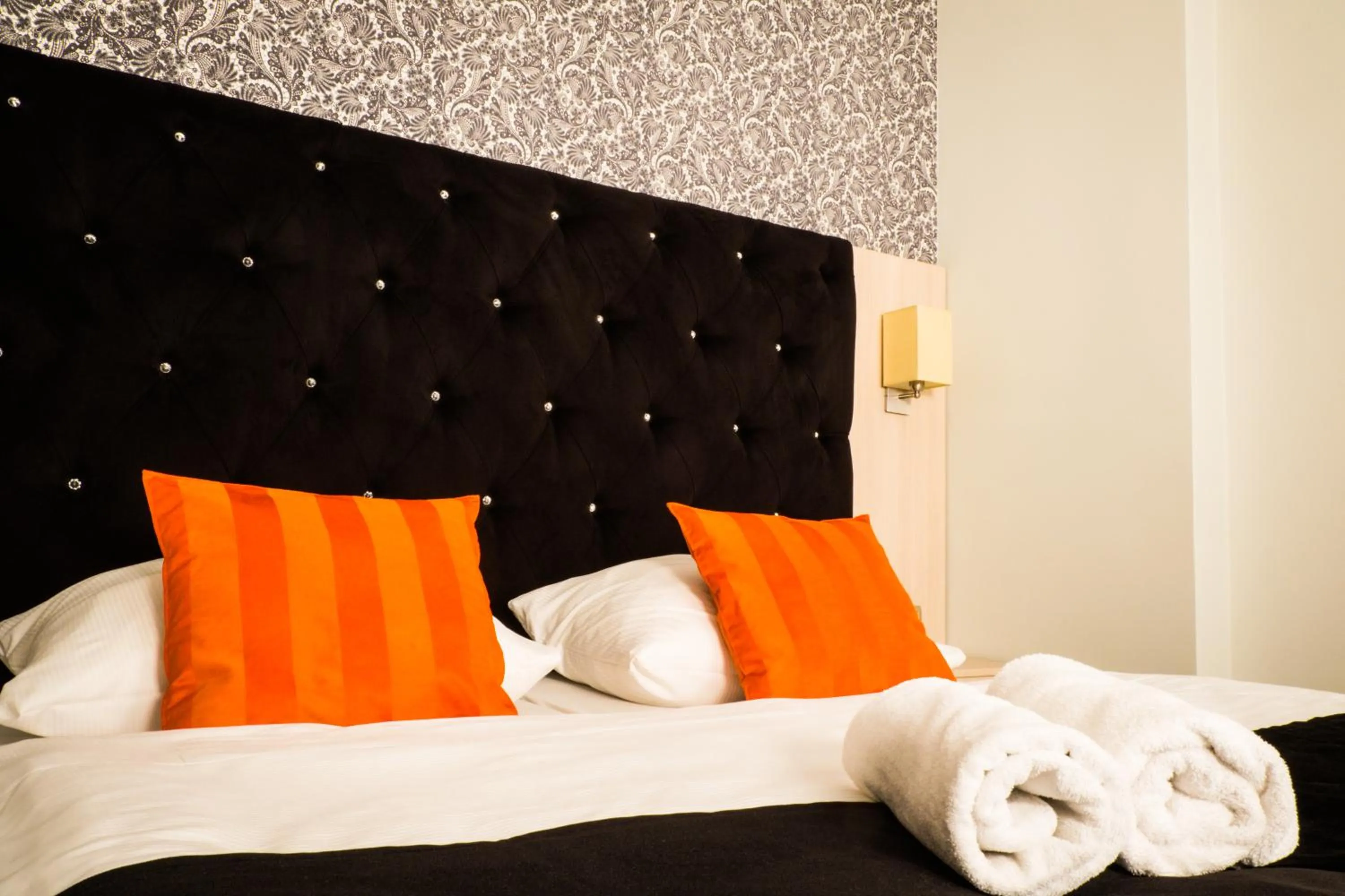 Bed in City Boutique Hotel