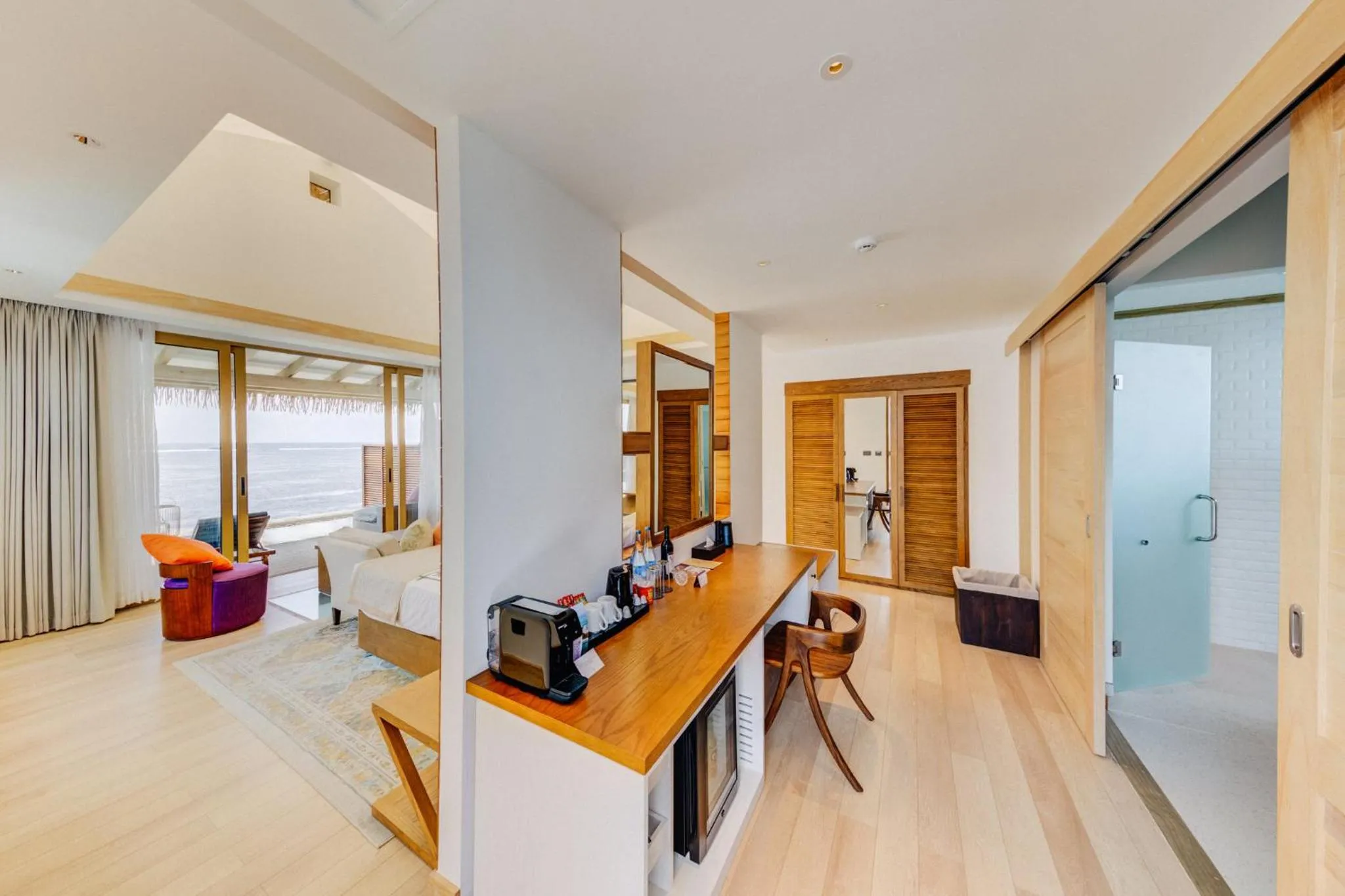 Photo of the whole room in Cinnamon Hakuraa Huraa Maldives - All Inclusive Adults-Only Escape with One-way Free Speedboat