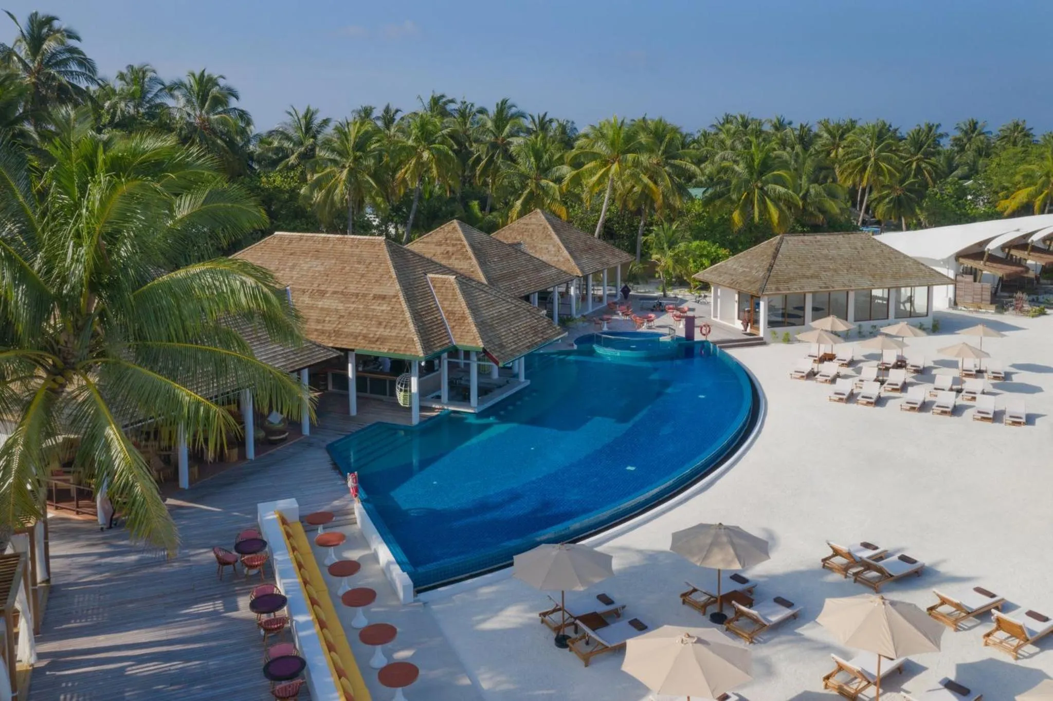 Bird's eye view in Cinnamon Hakuraa Huraa Maldives - All Inclusive Adults-Only Escape with One-way Free Speedboat