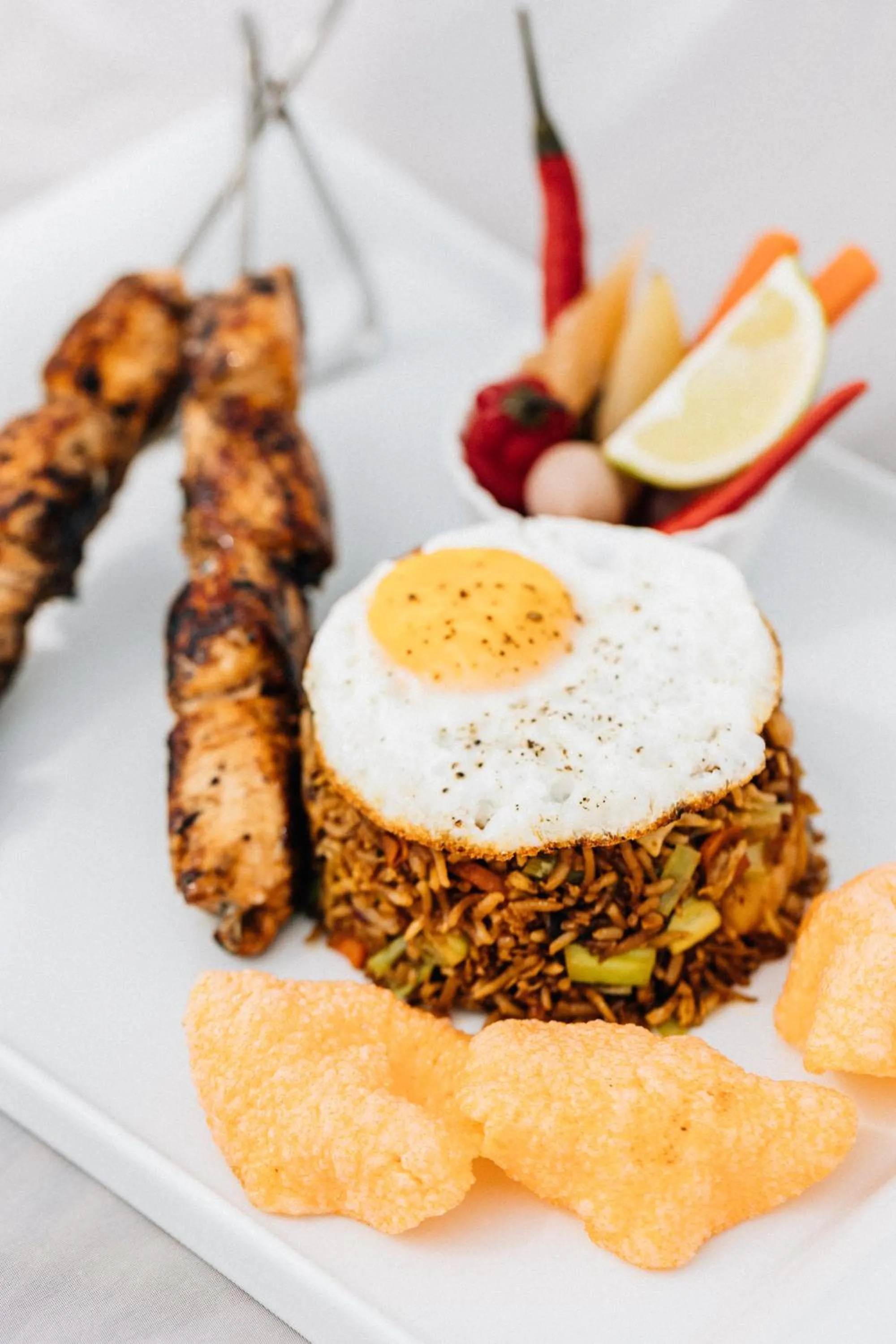 Food close-up in Cinnamon Hakuraa Huraa Maldives - All Inclusive Adults-Only Escape with One-way Free Speedboat