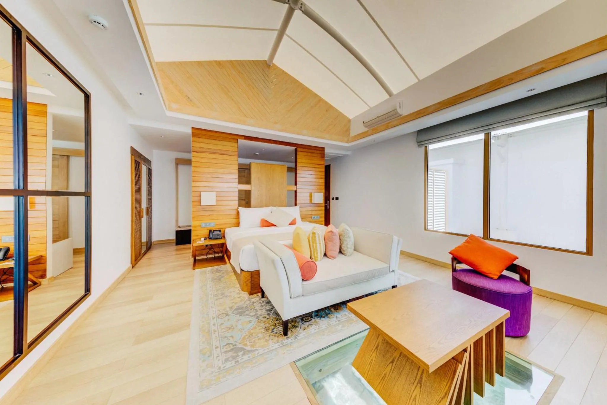 Bedroom, Bed in Cinnamon Hakuraa Huraa Maldives - All Inclusive Adults-Only Escape with One-way Free Speedboat