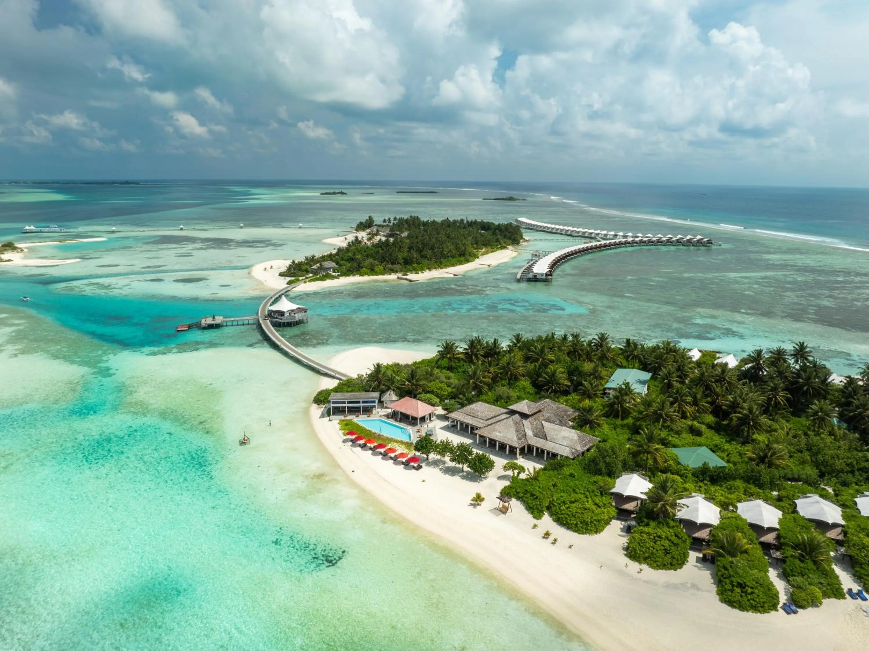 Bird's eye view in Cinnamon Hakuraa Huraa Maldives - All Inclusive Adults-Only Escape with One-way Free Speedboat