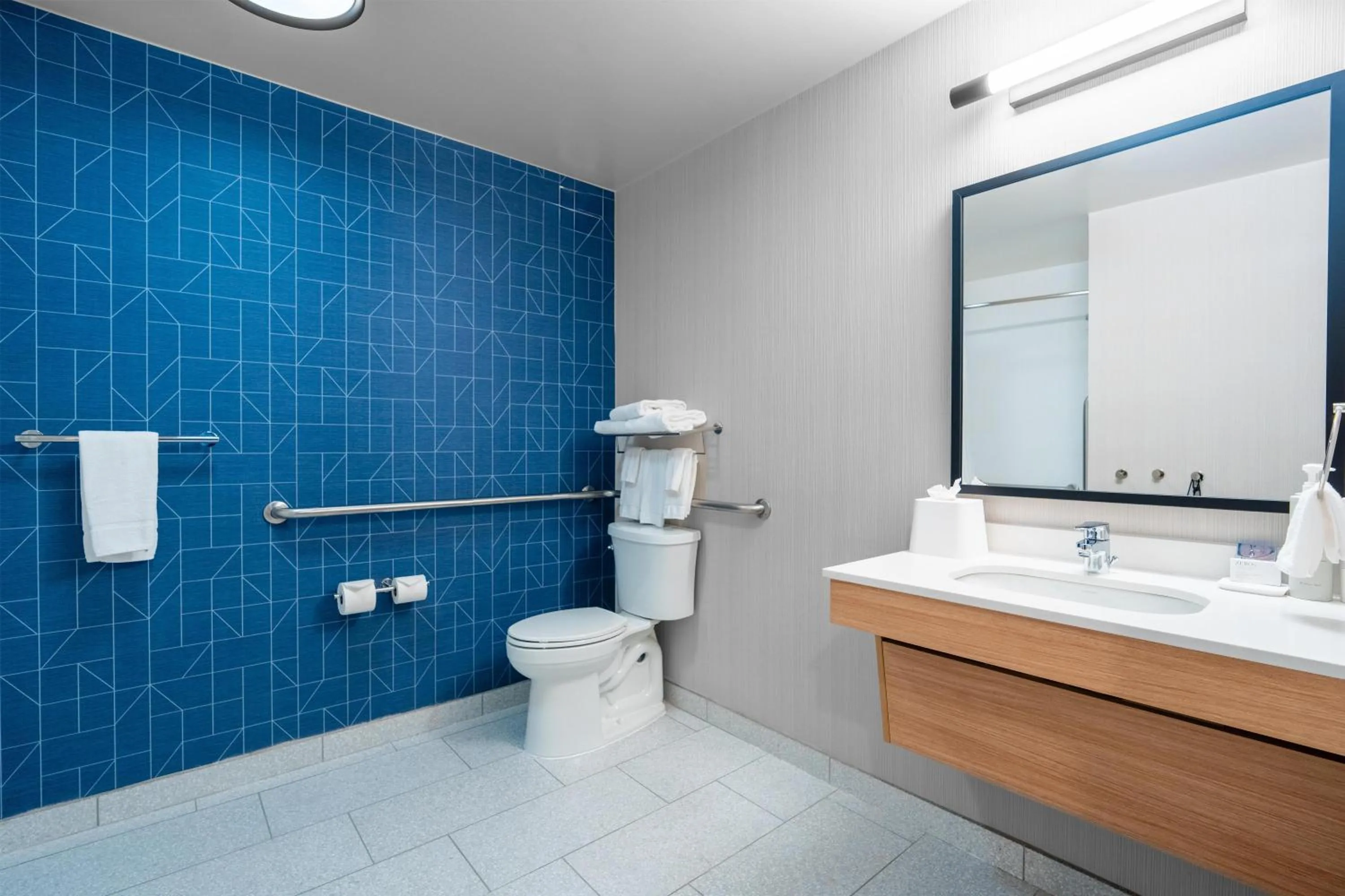 Bathroom in Spark by Hilton Atlanta Kennesaw Town Center