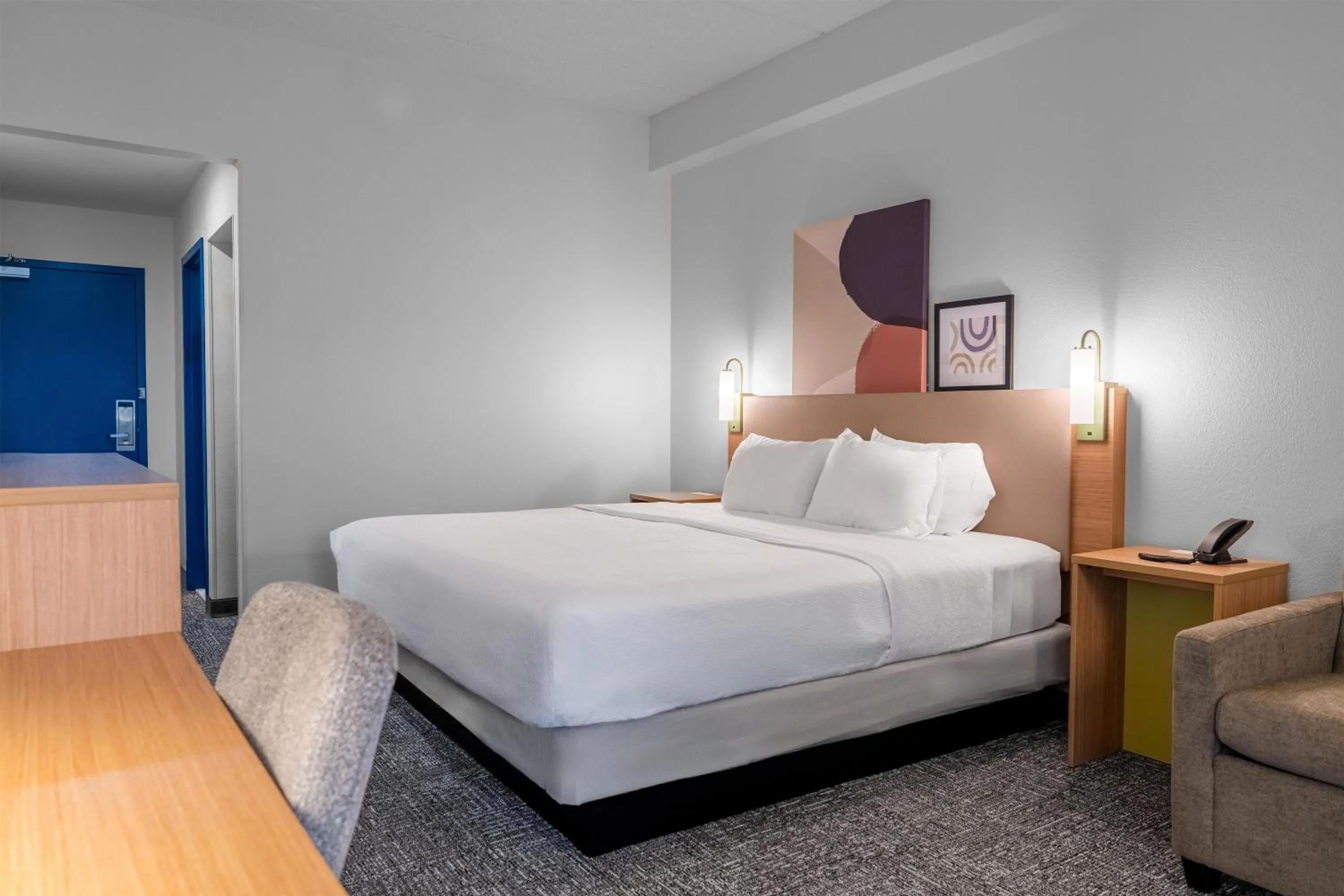 Bed in Spark by Hilton Atlanta Kennesaw Town Center