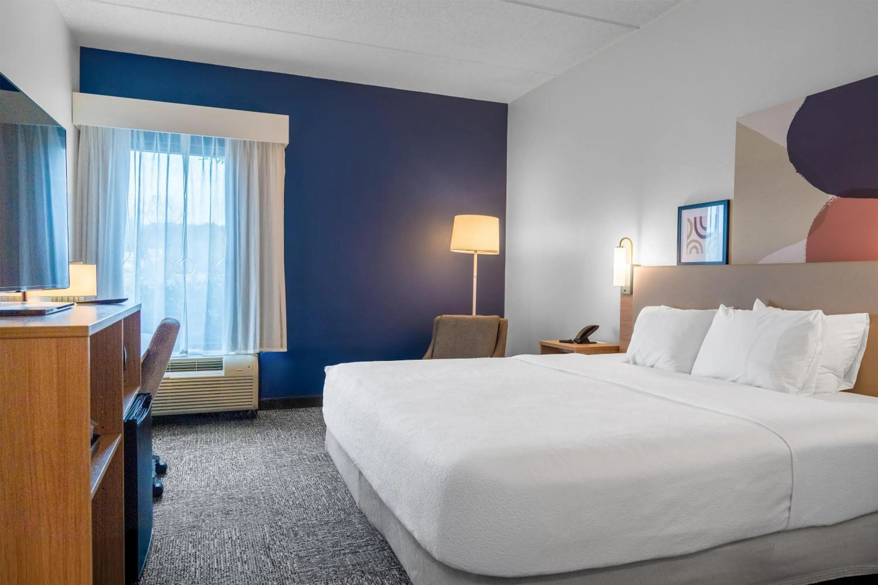 Bed in Spark by Hilton Atlanta Kennesaw Town Center