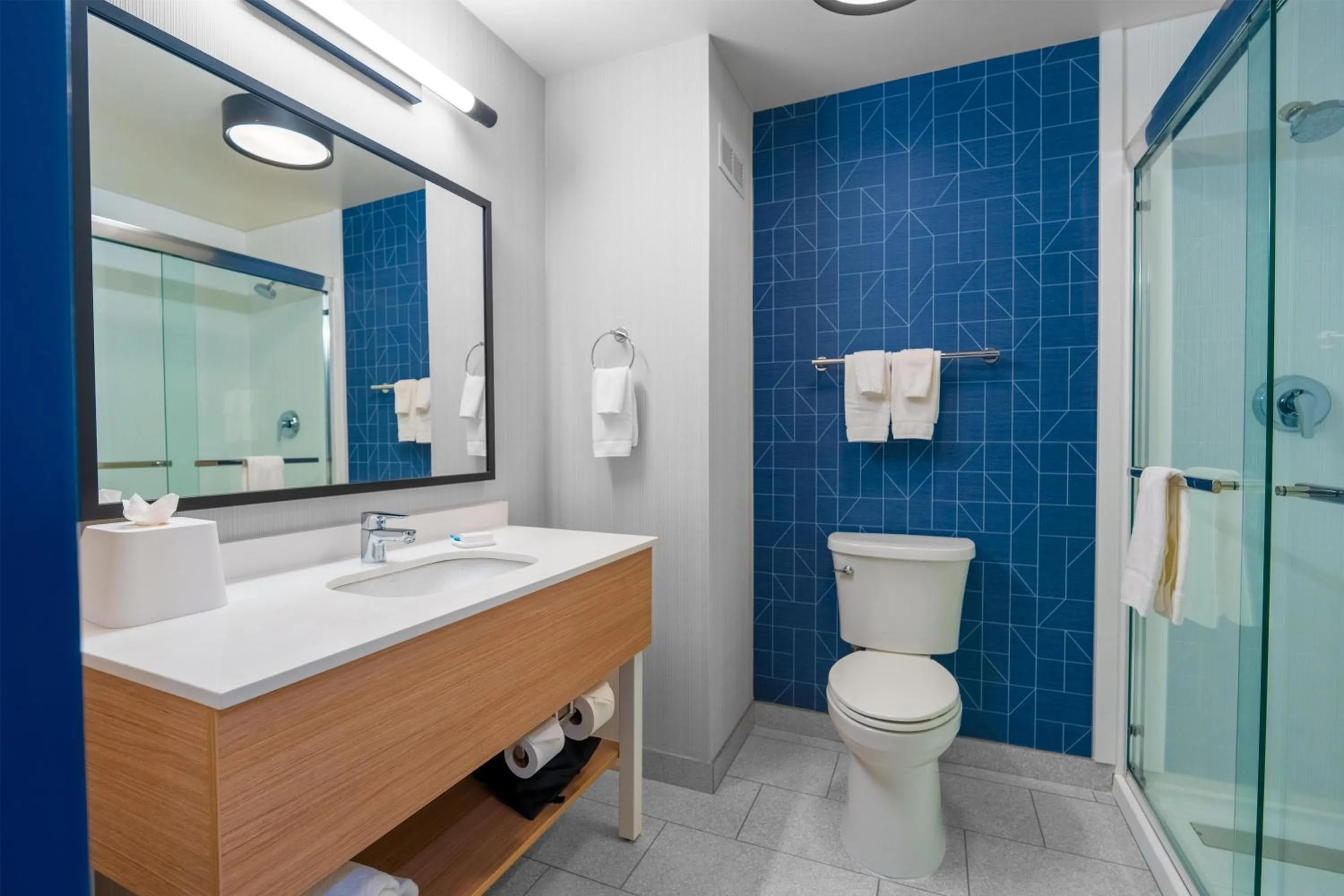 Bathroom in Spark by Hilton Atlanta Kennesaw Town Center