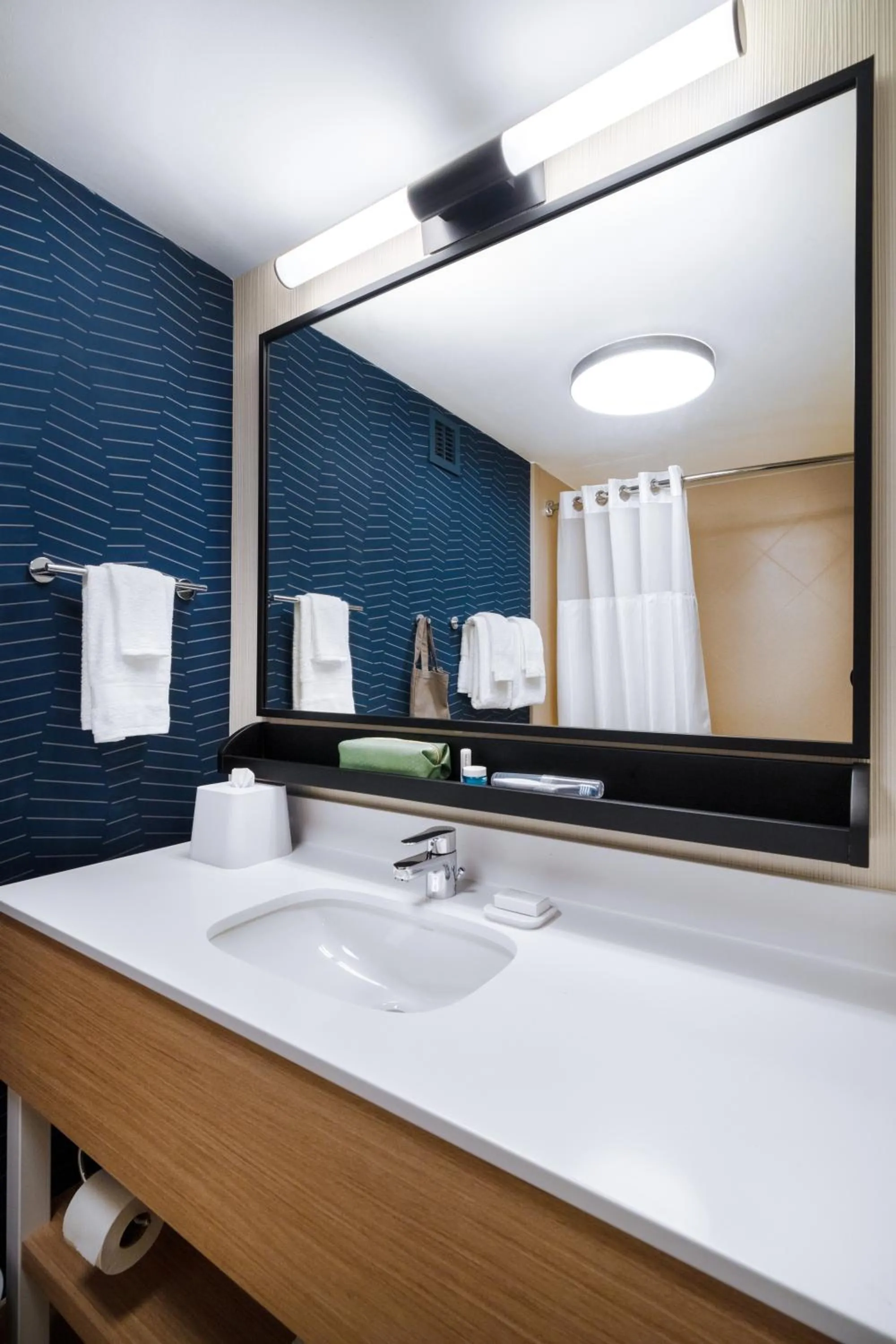 Bathroom in Spark by Hilton Atlanta Kennesaw Town Center