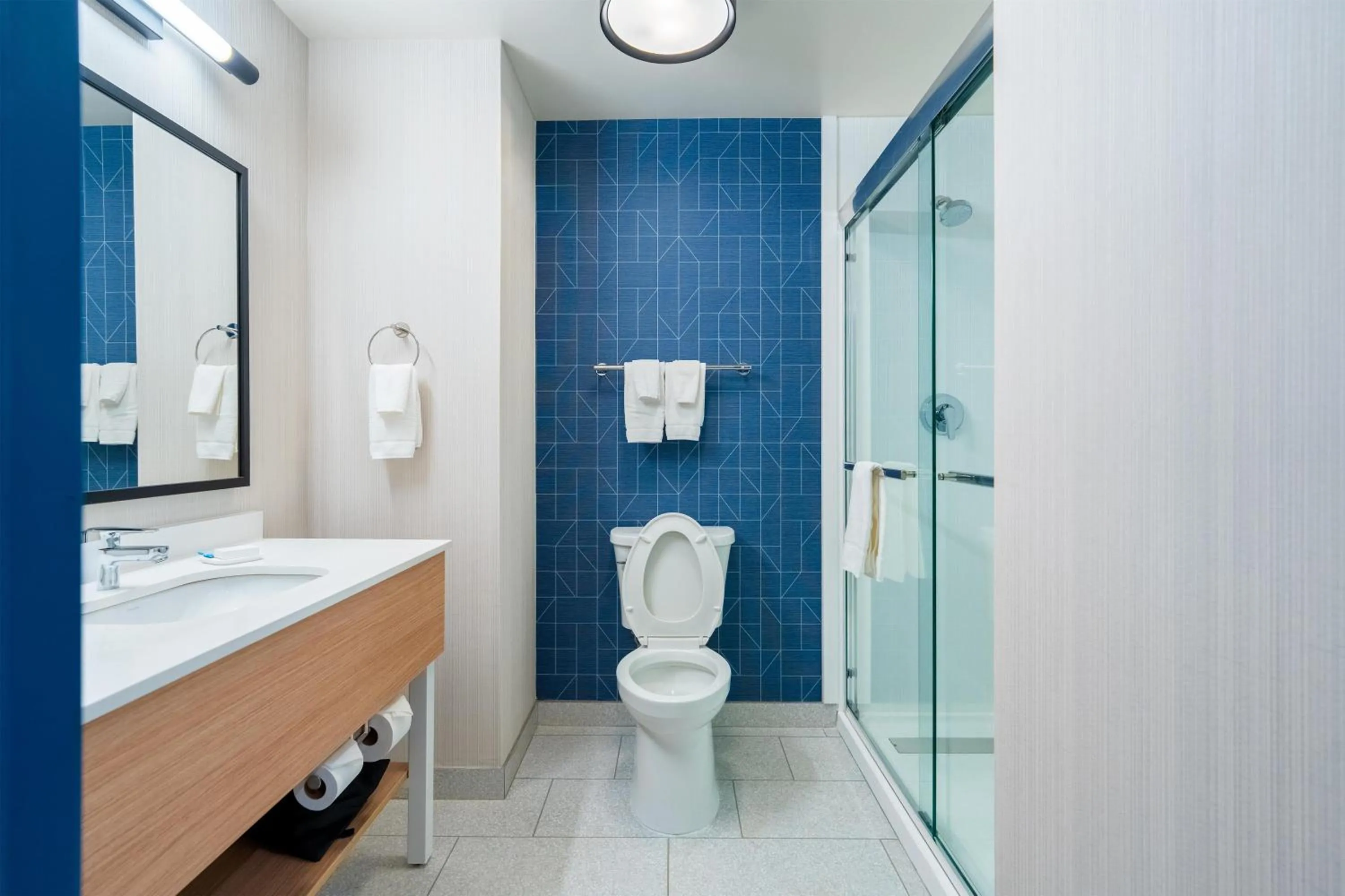 Bathroom in Spark by Hilton Atlanta Kennesaw Town Center