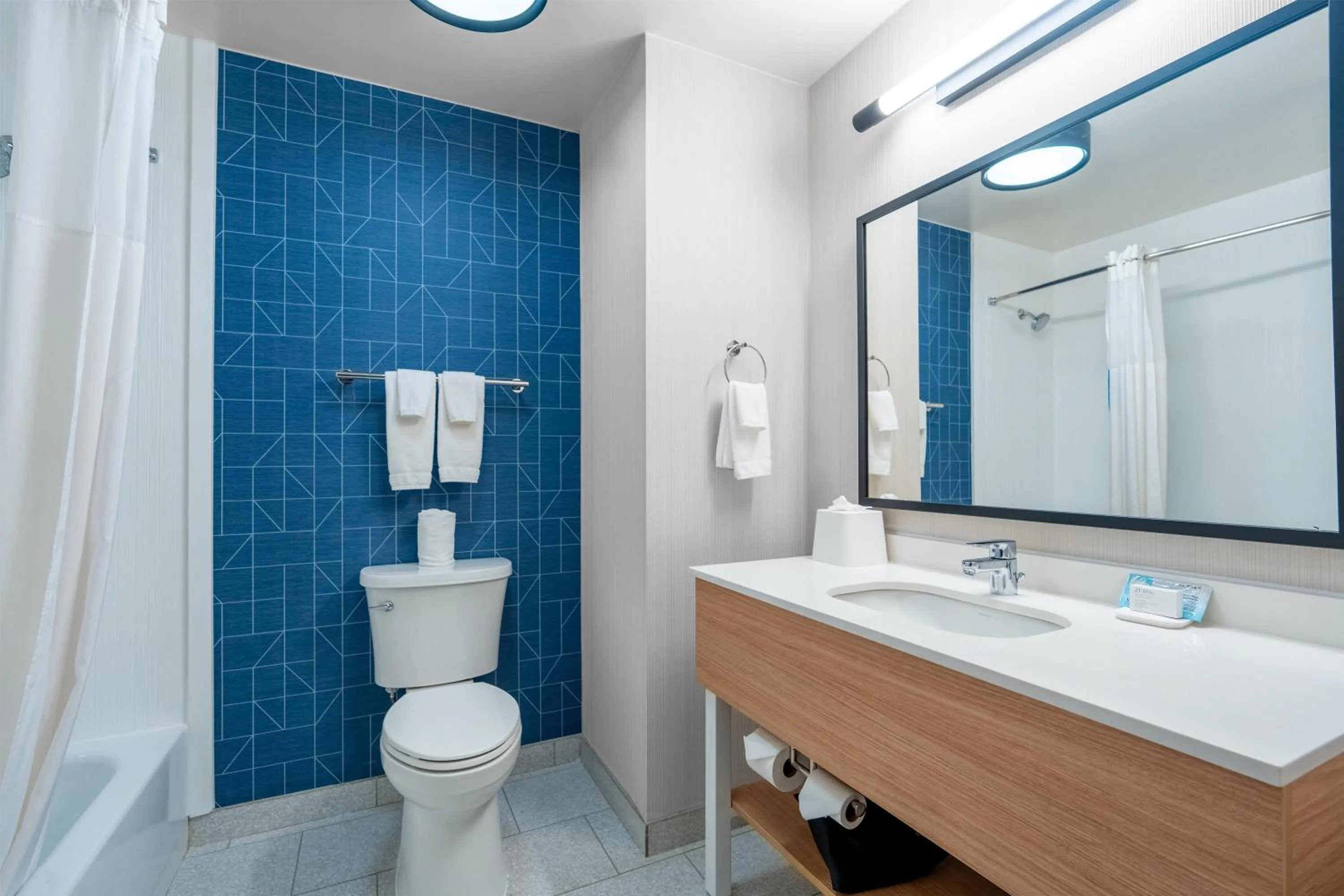 Bathroom in Spark by Hilton Atlanta Kennesaw Town Center