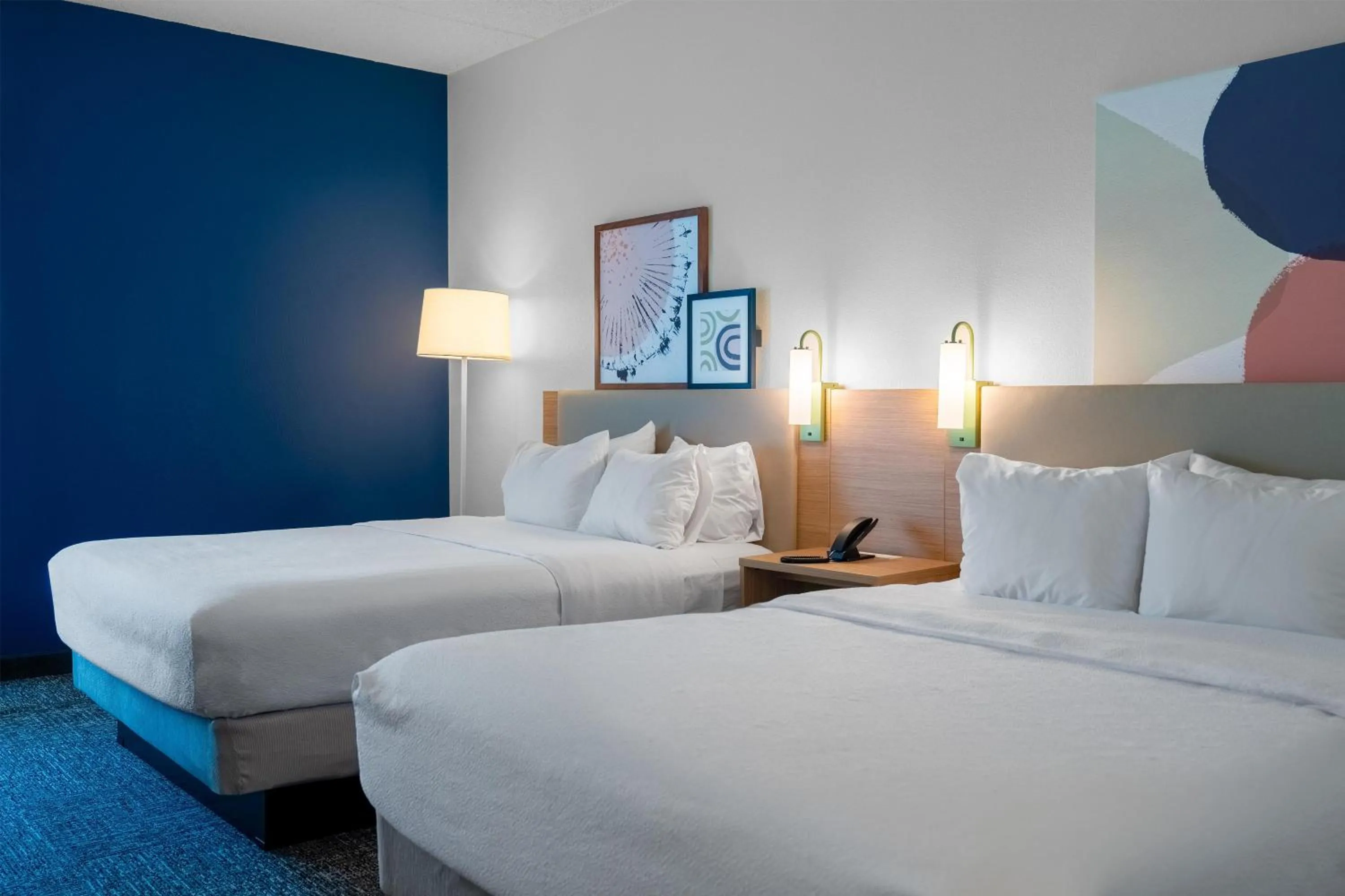 Bed in Spark by Hilton Atlanta Kennesaw Town Center