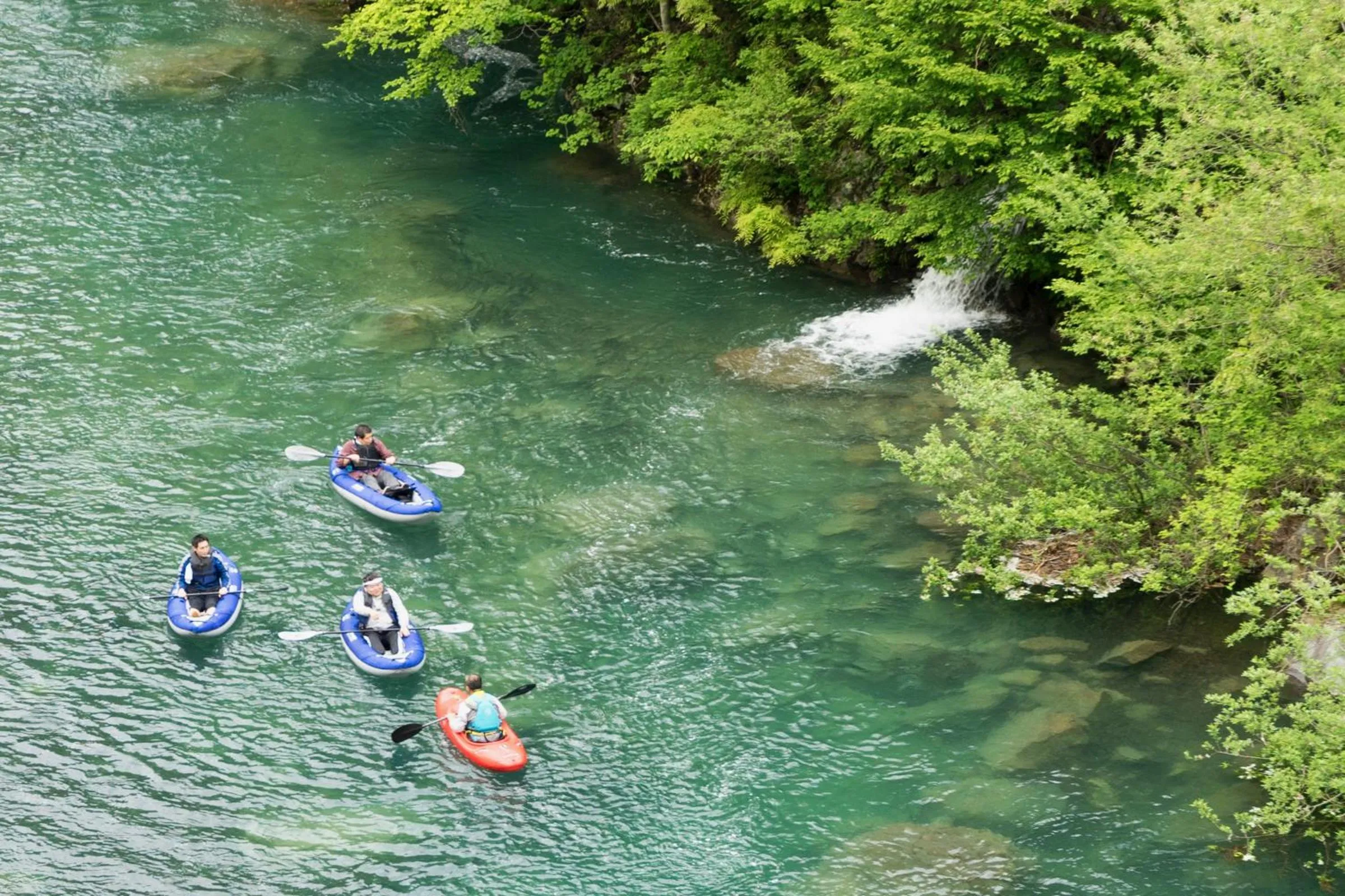 Canoeing in Shima Onsen Kashiwaya Ryokan