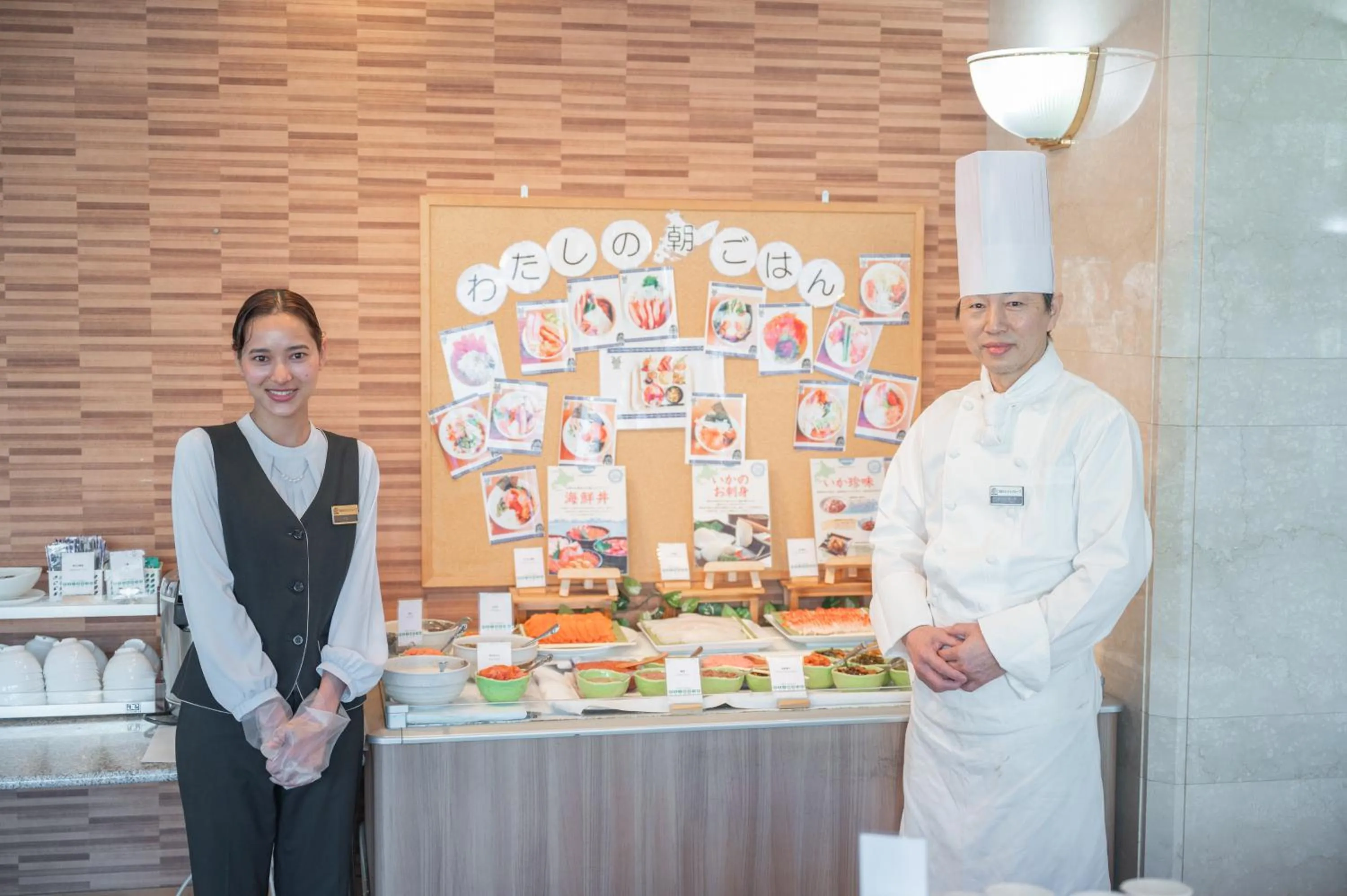 Buffet breakfast in Hotel Hakodate Royal Seaside BBH Hotel Group